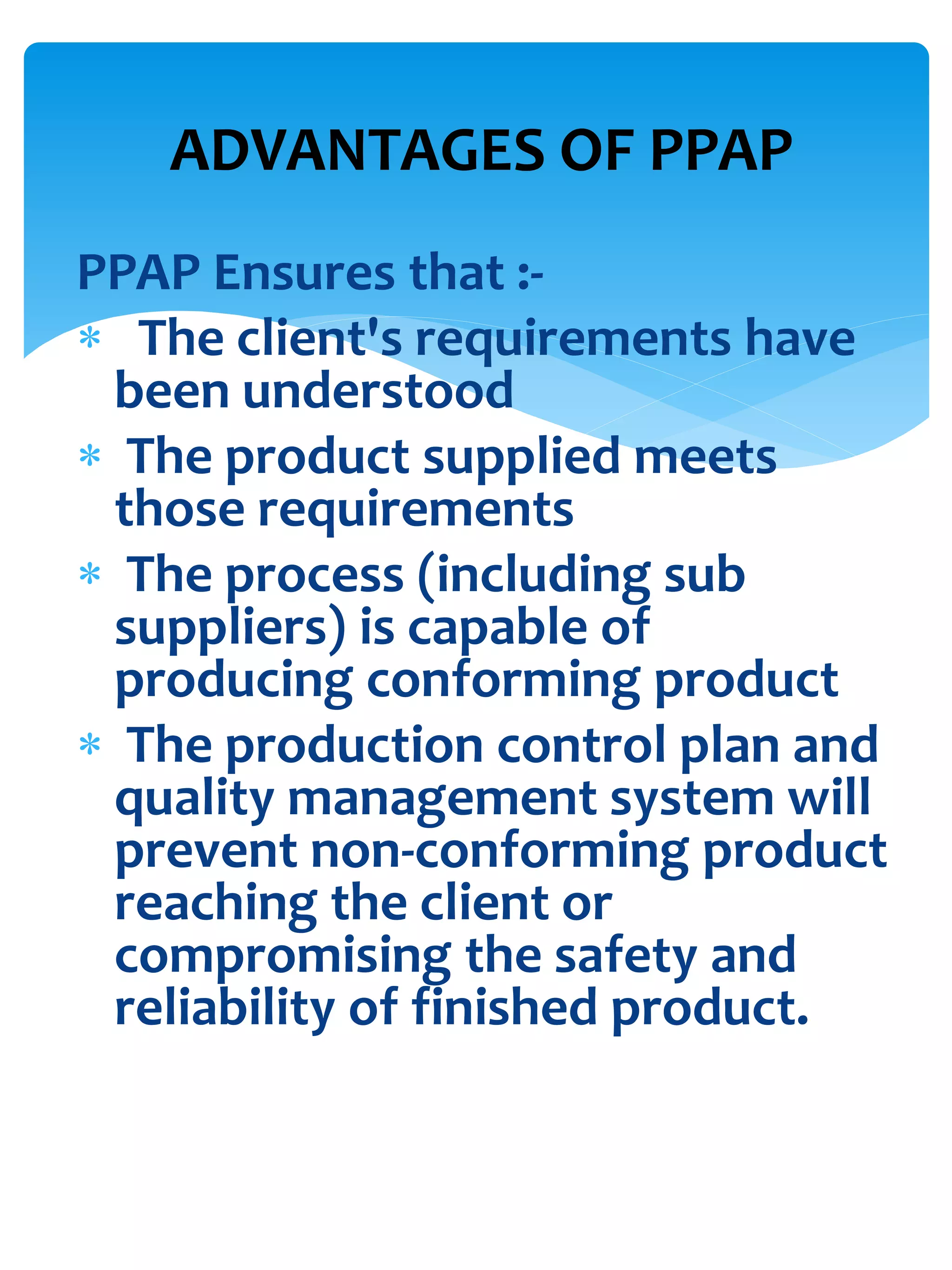 Production part approval process ppt 1 | PPTX