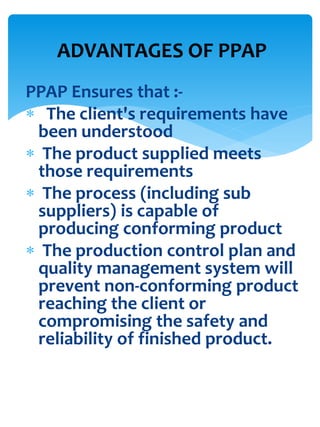 Production part approval process ppt 1 | PPTX
