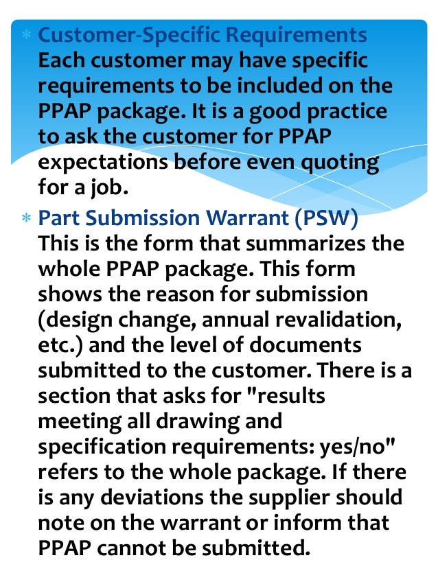 Production part approval process ppt 1