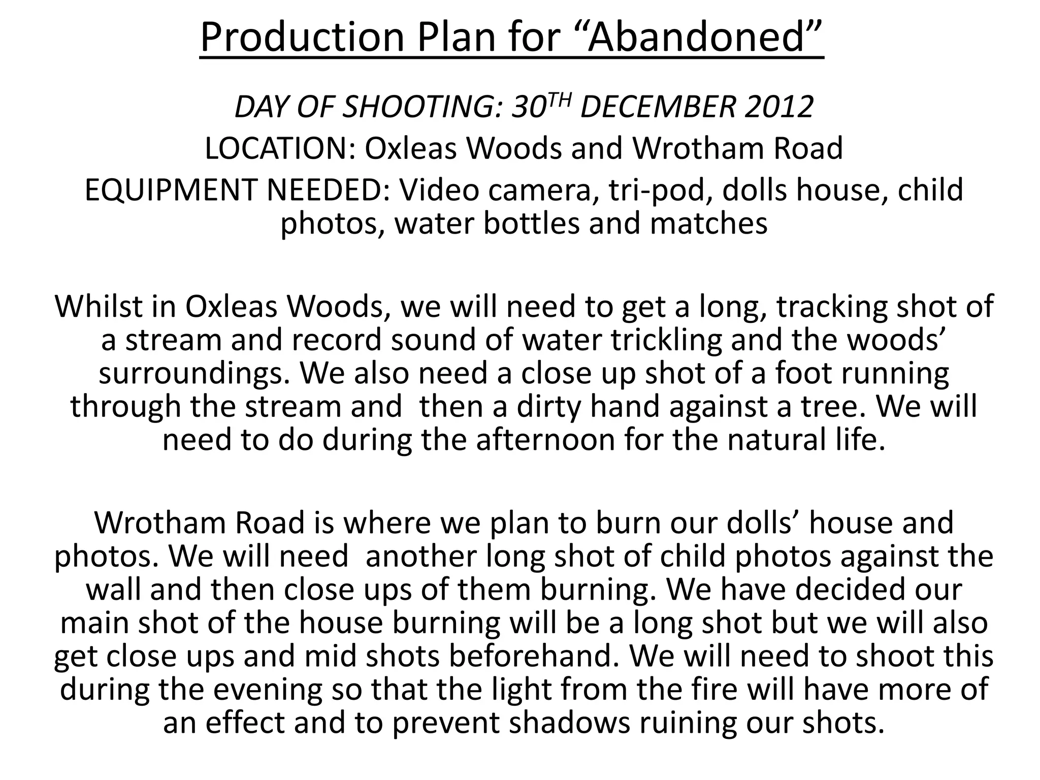 Production Plan For Abandoned PPT production-plan-for-abandoned-ppt