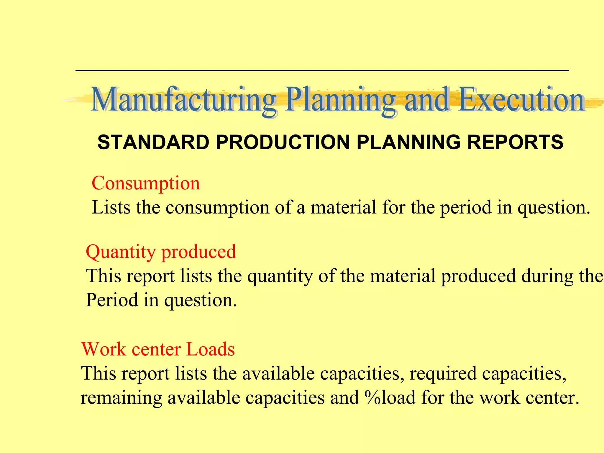 SAP Production Planning | PPT | Logistics | Business