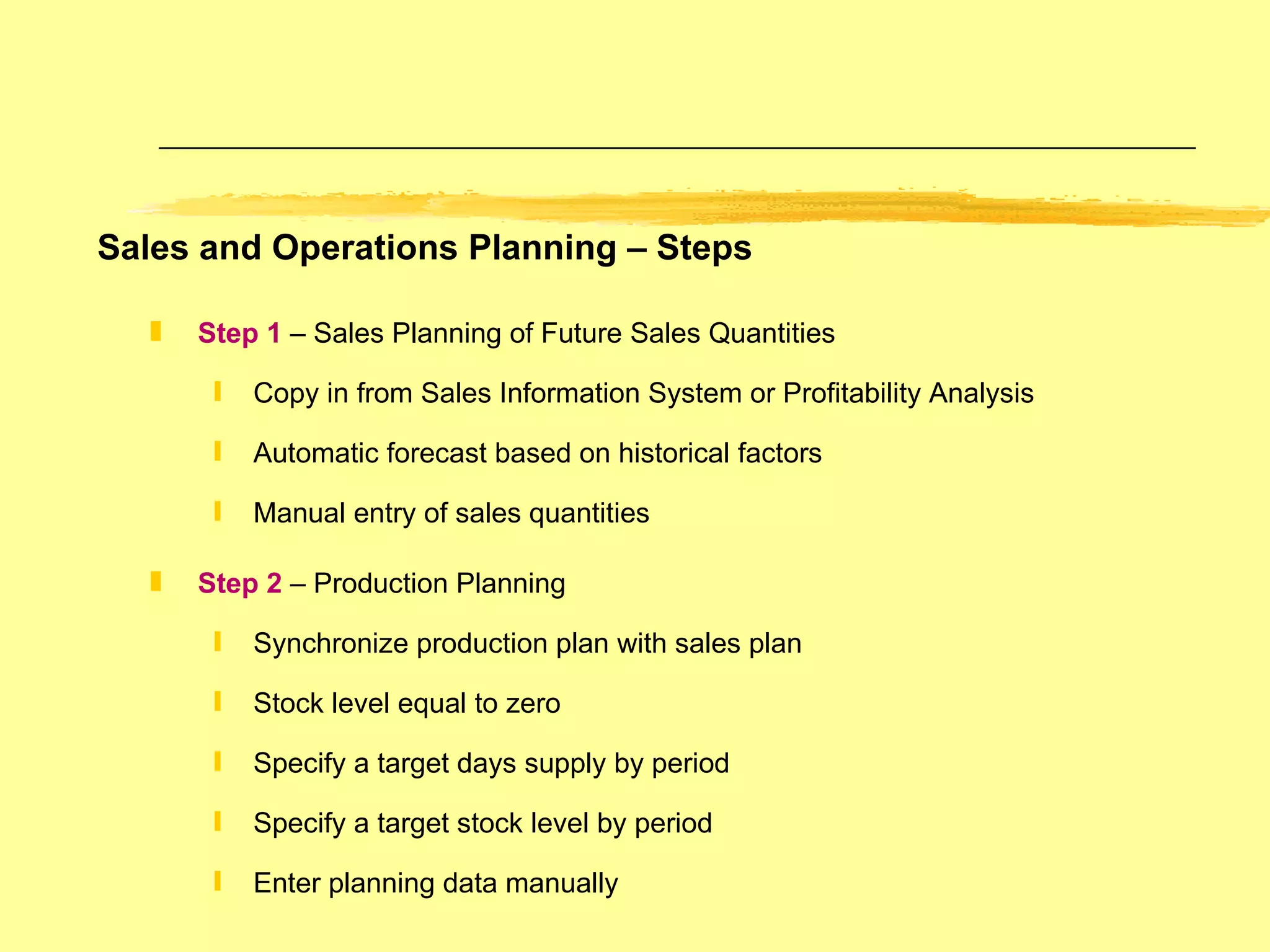 SAP Production Planning | PPT | Logistics | Business