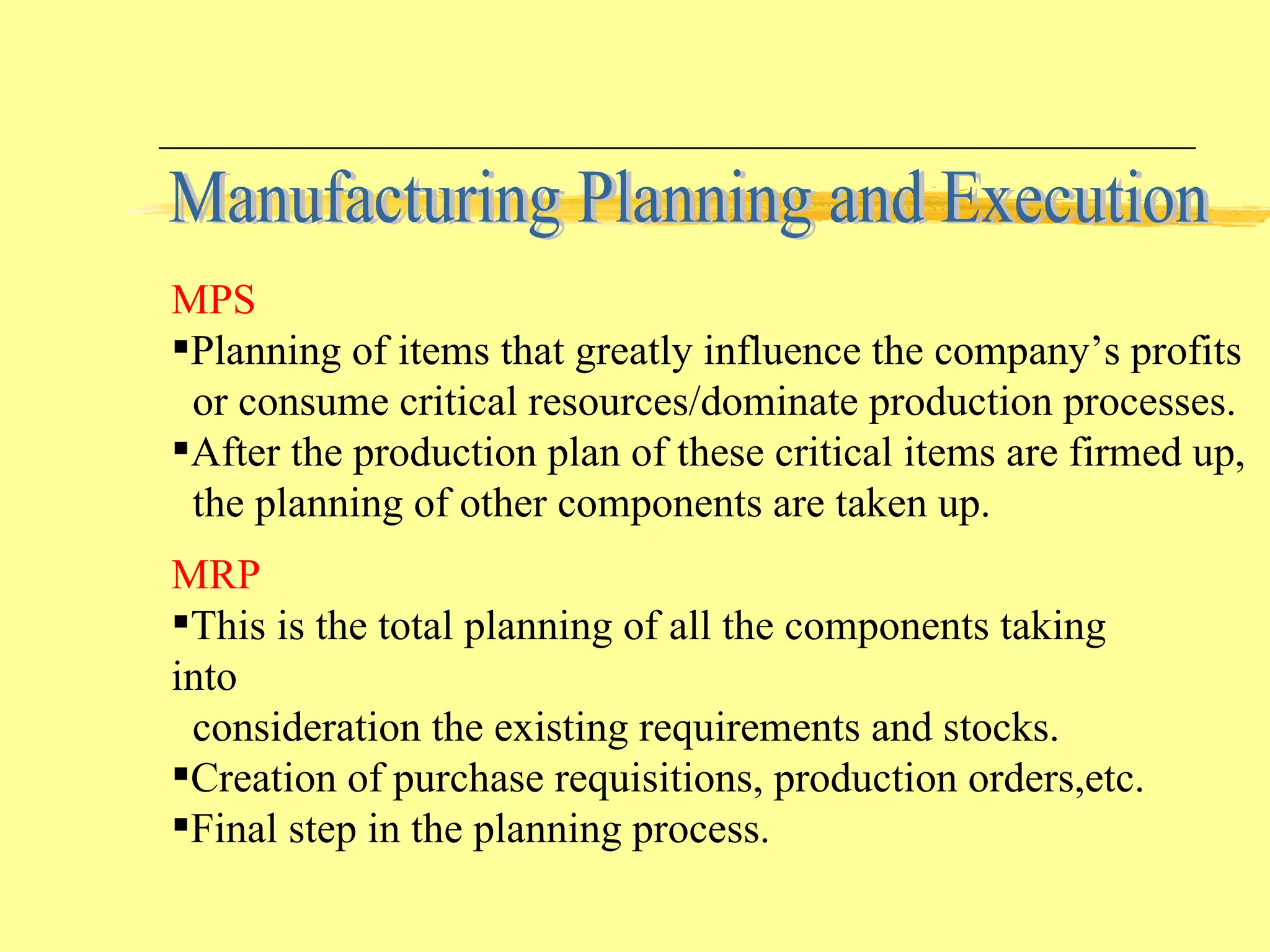SAP Production Planning | PPT | Logistics | Business