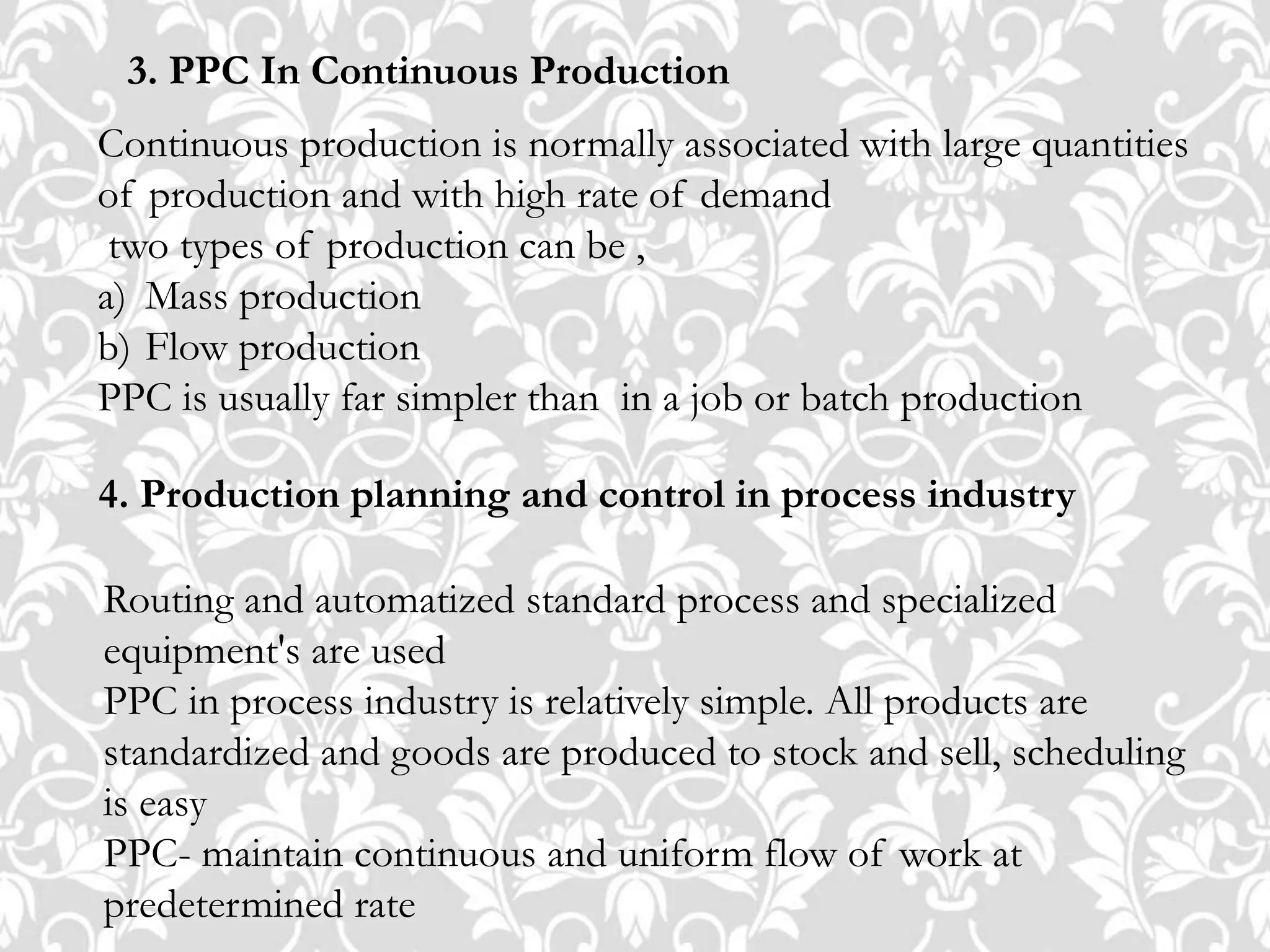 Production planning | PPTX