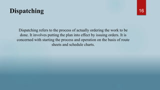 Production planning and control | PPTX