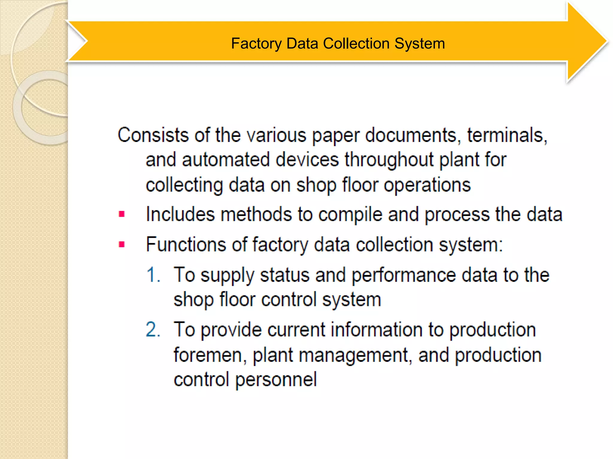 Factory Data Collection System
 