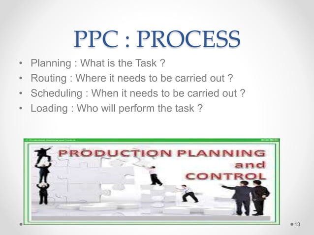 Production planning control ppt