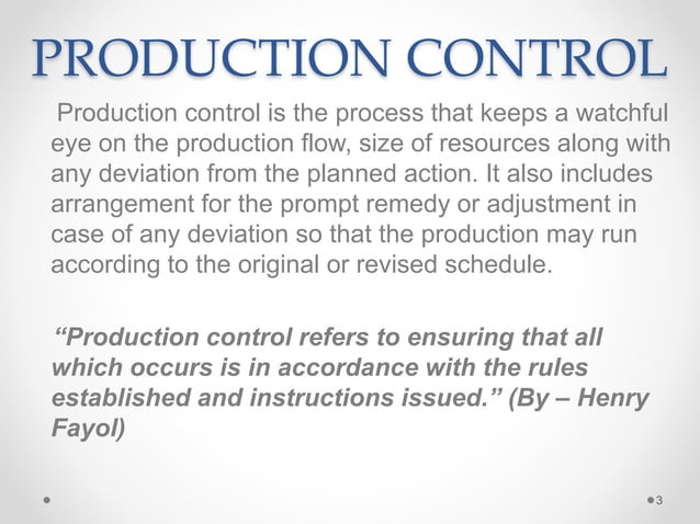 Production planning control ppt
