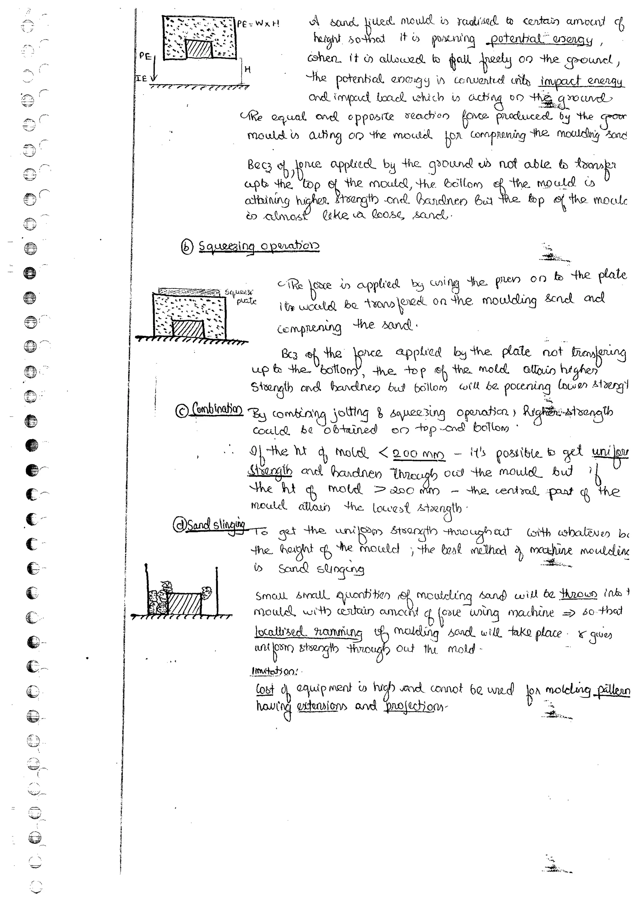 Production Process 1 Mechanical Engineering Handwritten classes Notes (Study Materials) for IES PSUs GATE
