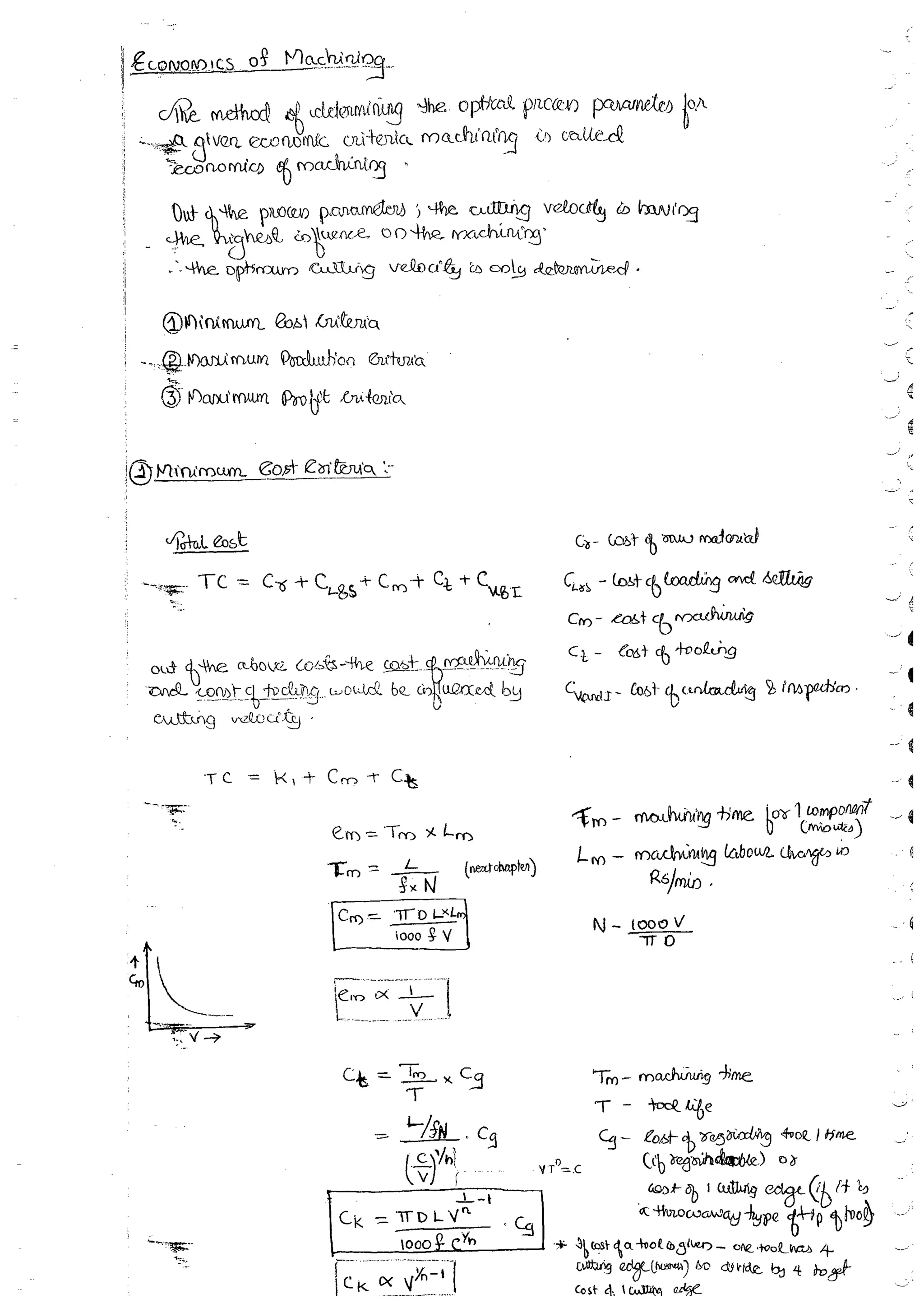 Production Process 1 Mechanical Engineering Handwritten classes Notes (Study Materials) for IES PSUs GATE