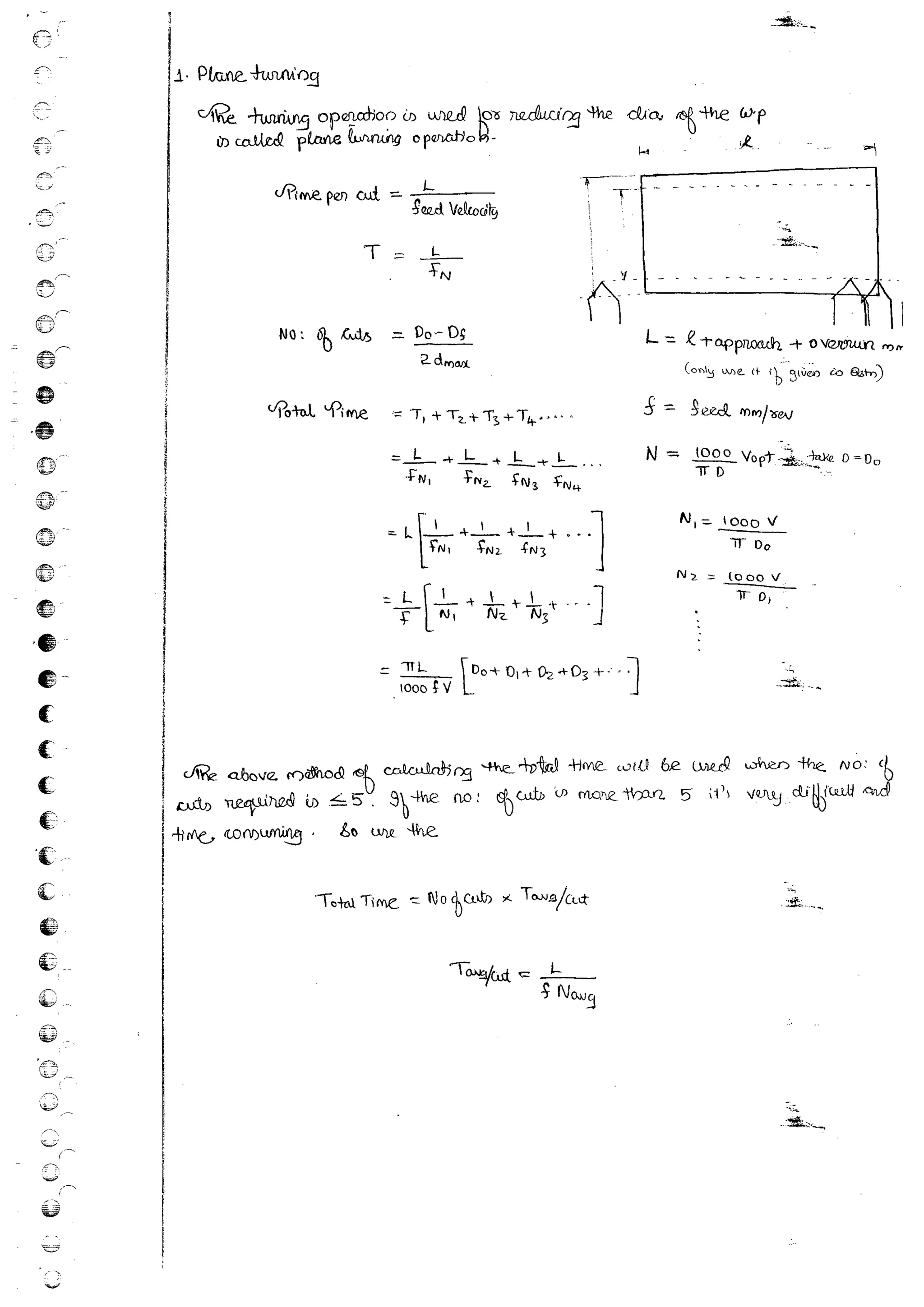 Production Process 1 Mechanical Engineering Handwritten classes Notes (Study Materials) for IES PSUs GATE