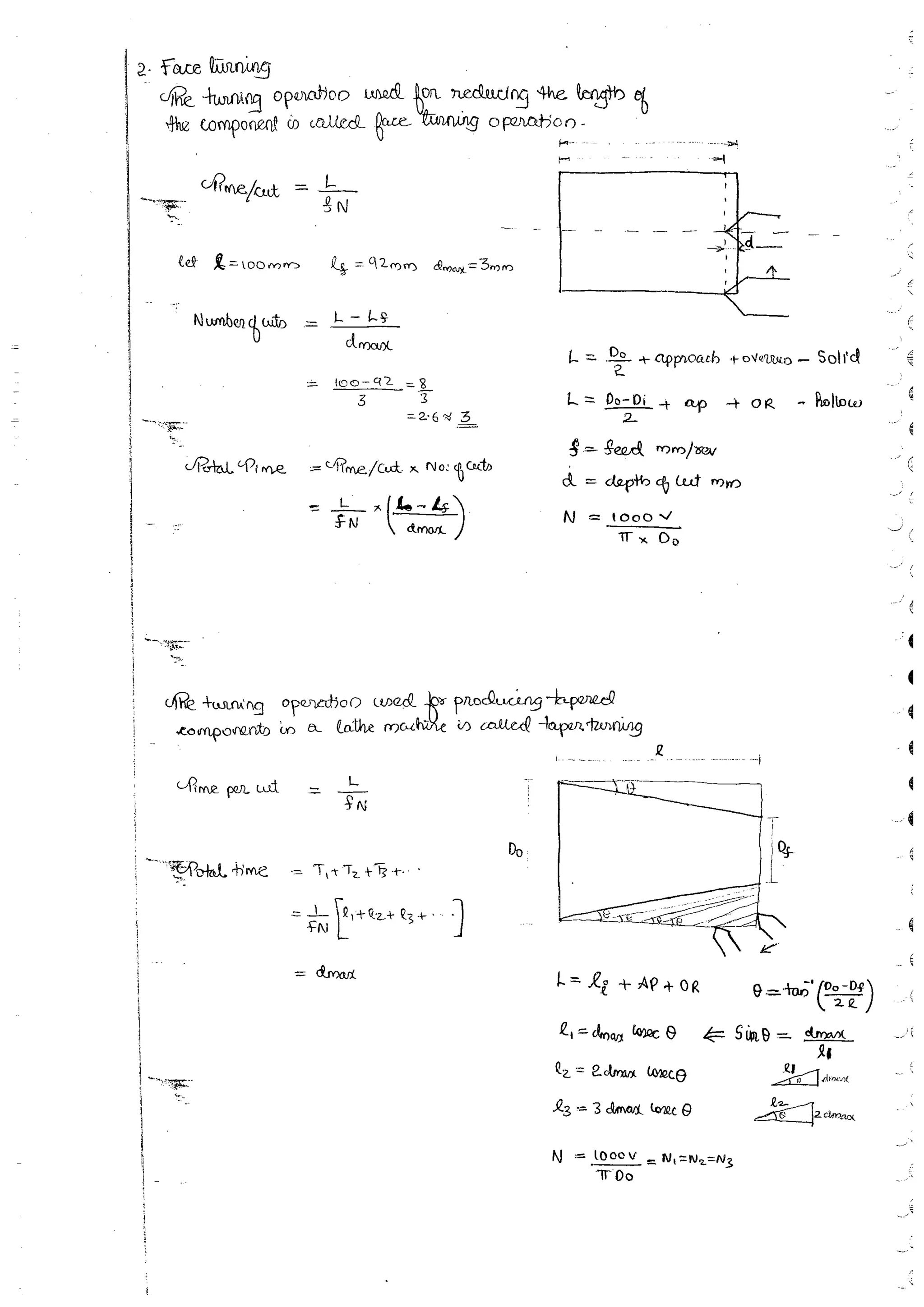 Production Process 1 Mechanical Engineering Handwritten classes Notes (Study Materials) for IES PSUs GATE