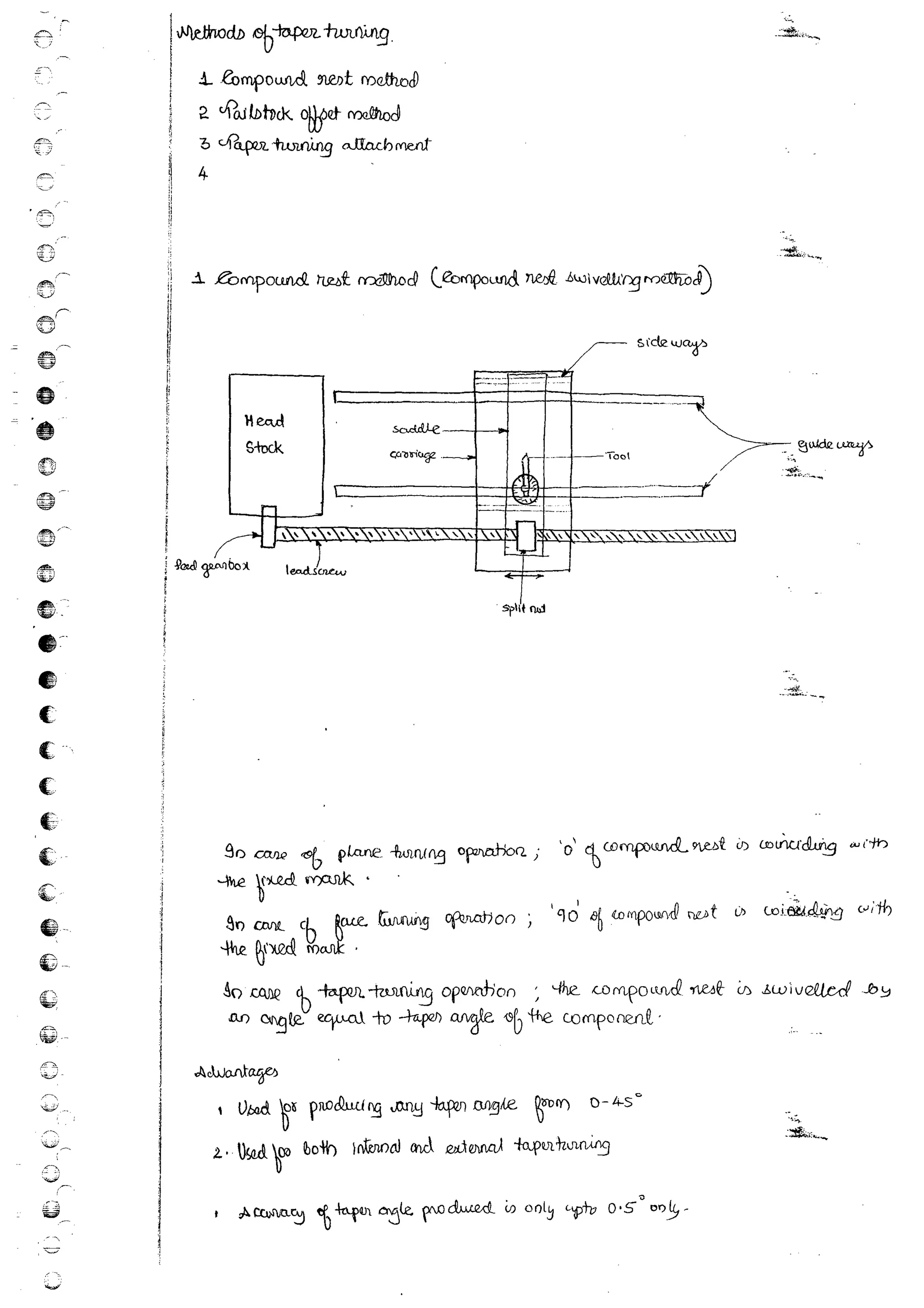 Production Process 1 Mechanical Engineering Handwritten classes Notes (Study Materials) for IES PSUs GATE