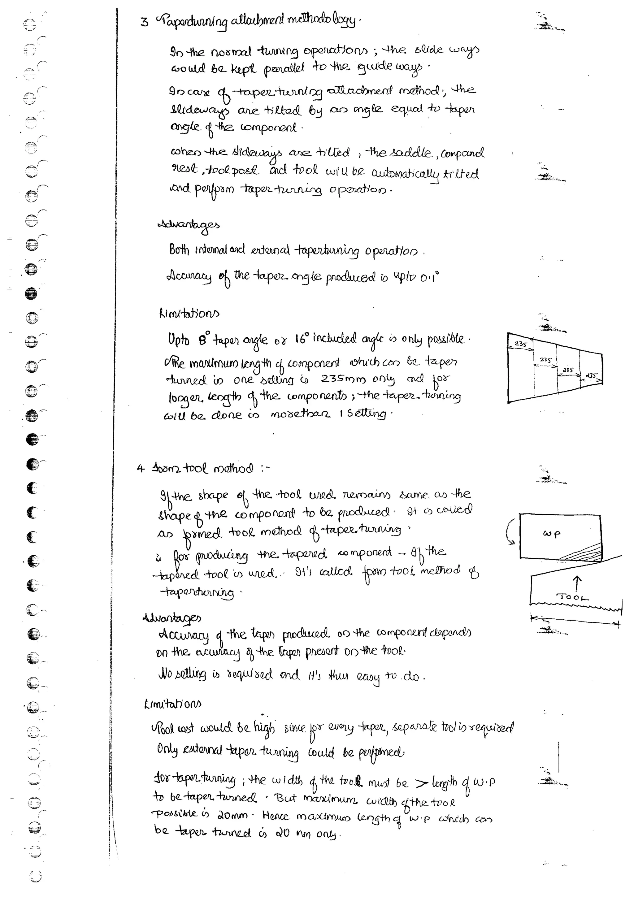 Production Process 1 Mechanical Engineering Handwritten classes Notes (Study Materials) for IES PSUs GATE