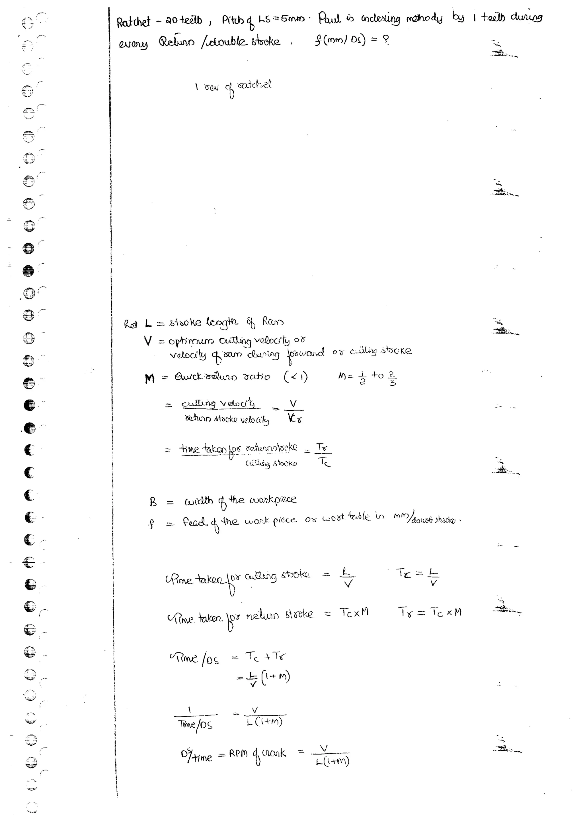 Production Process 1 Mechanical Engineering Handwritten classes Notes (Study Materials) for IES PSUs GATE