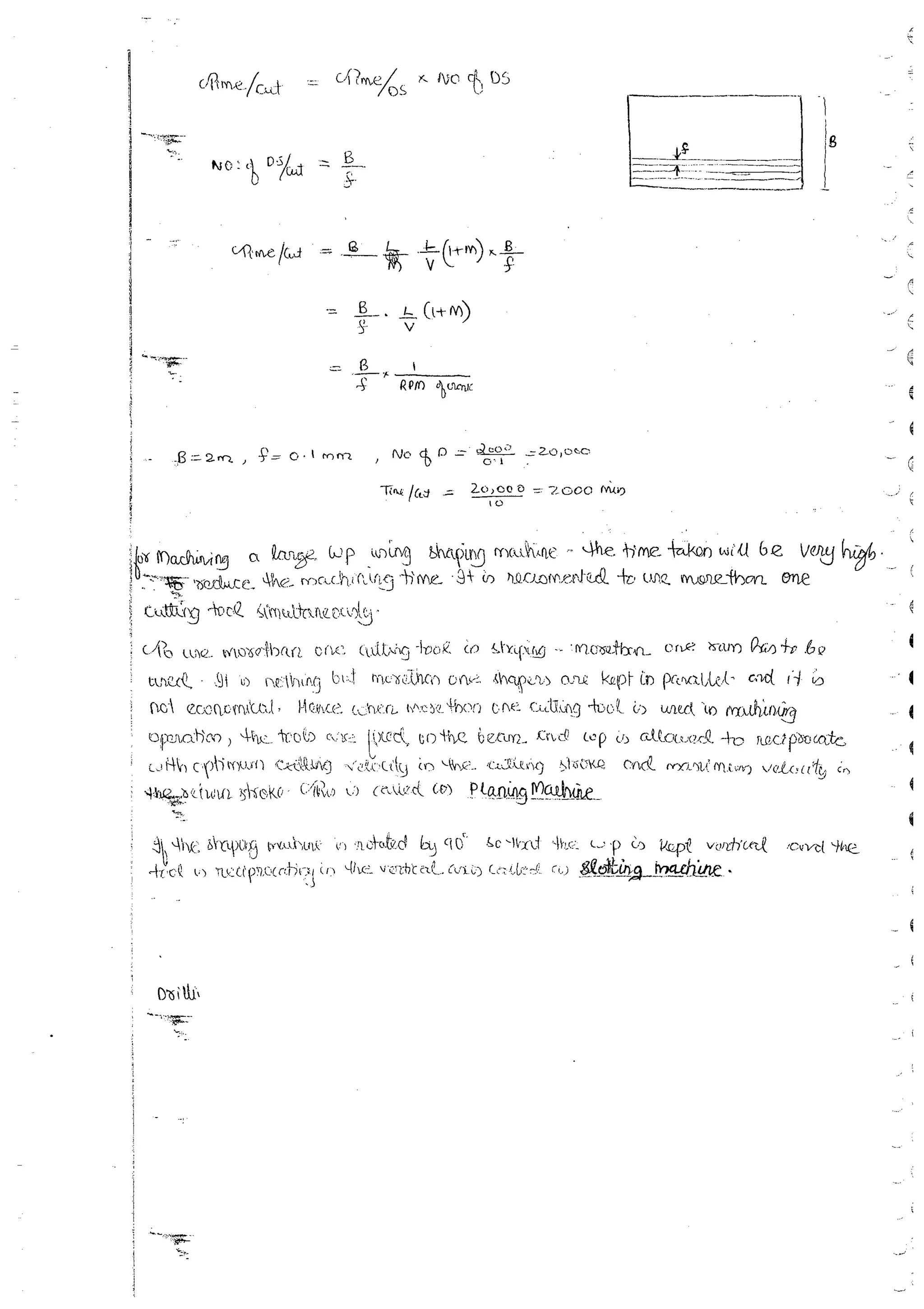 Production Process 1 Mechanical Engineering Handwritten classes Notes (Study Materials) for IES PSUs GATE