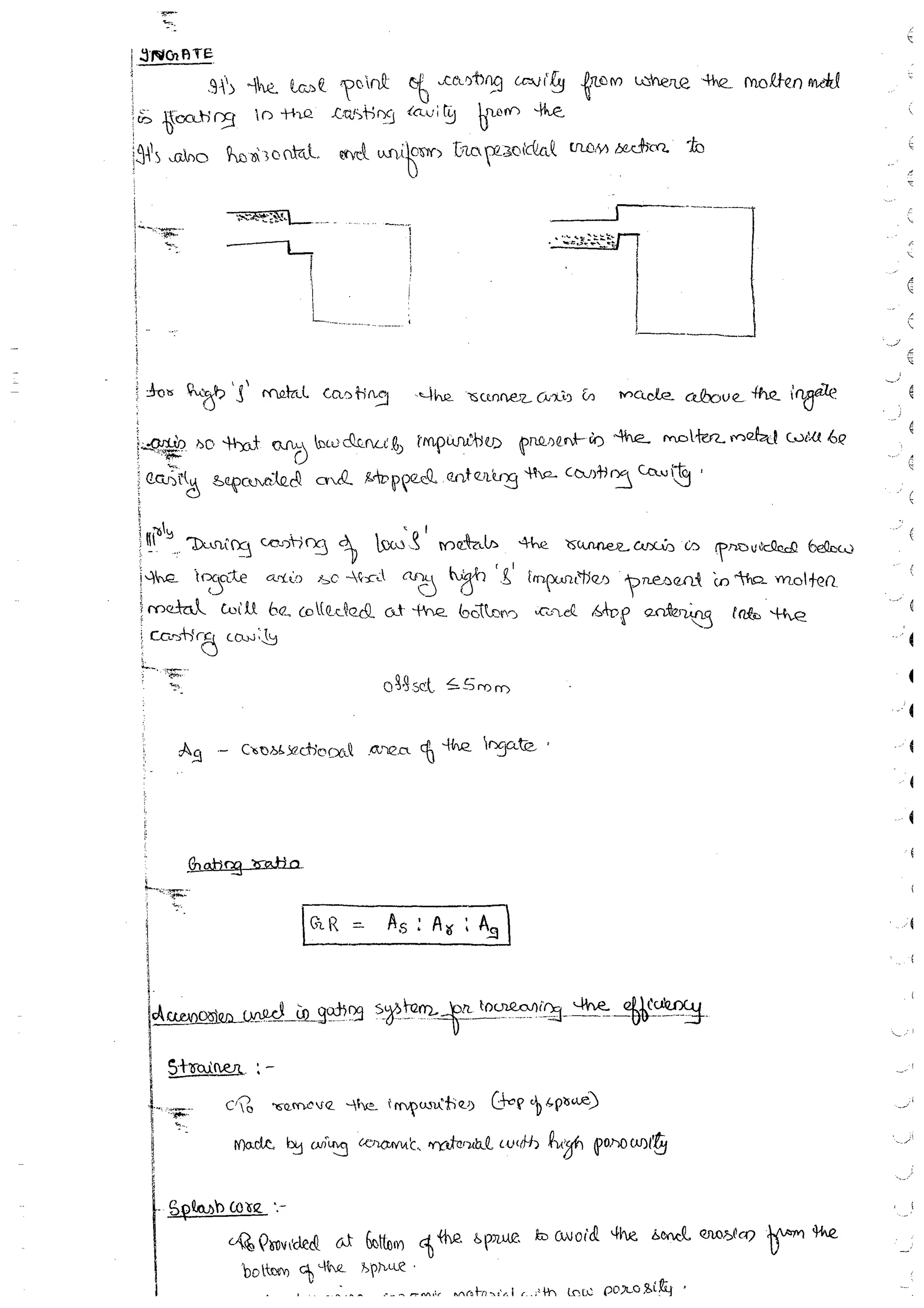 Production Process 1 Mechanical Engineering Handwritten classes Notes (Study Materials) for IES PSUs GATE
