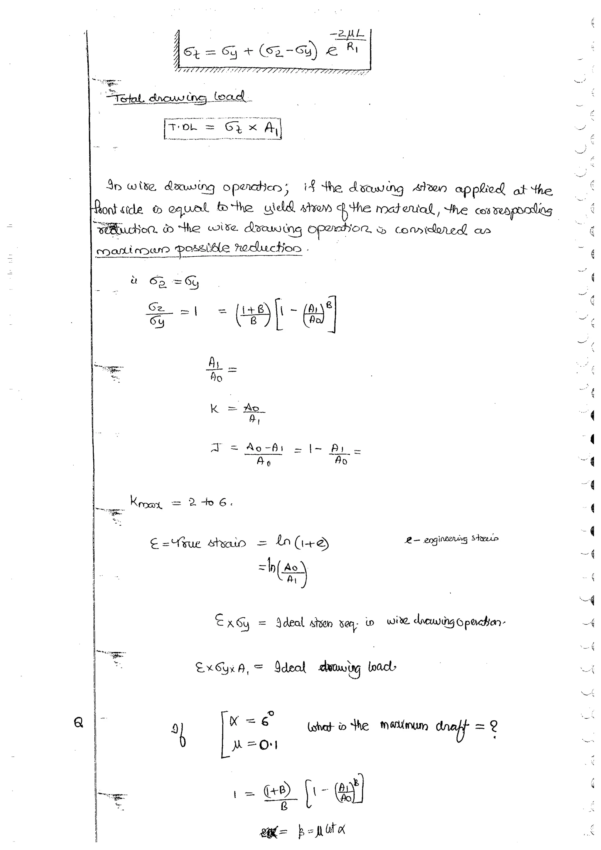 Production Process 1 Mechanical Engineering Handwritten classes Notes (Study Materials) for IES PSUs GATE