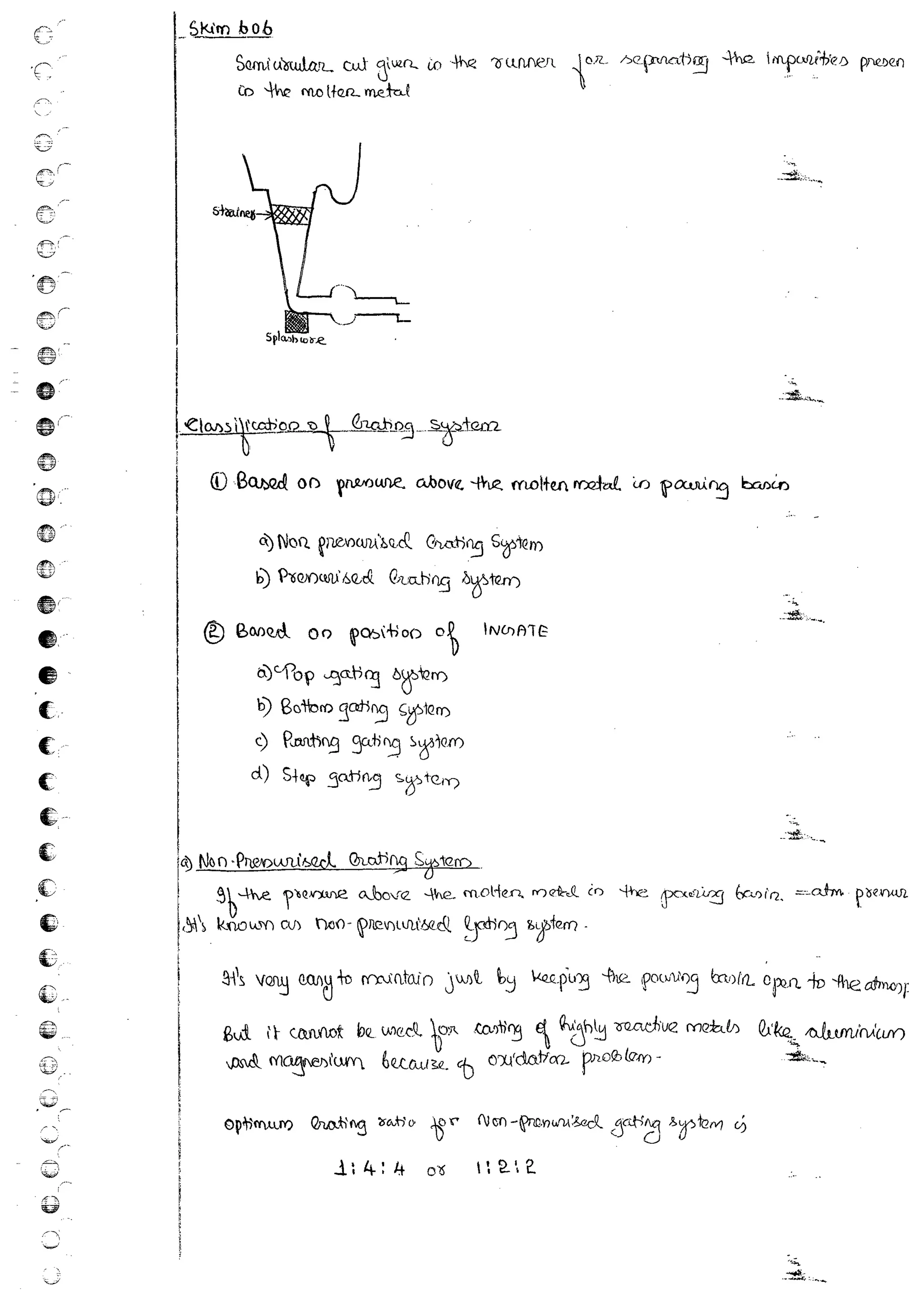 Production Process 1 Mechanical Engineering Handwritten classes Notes (Study Materials) for IES PSUs GATE