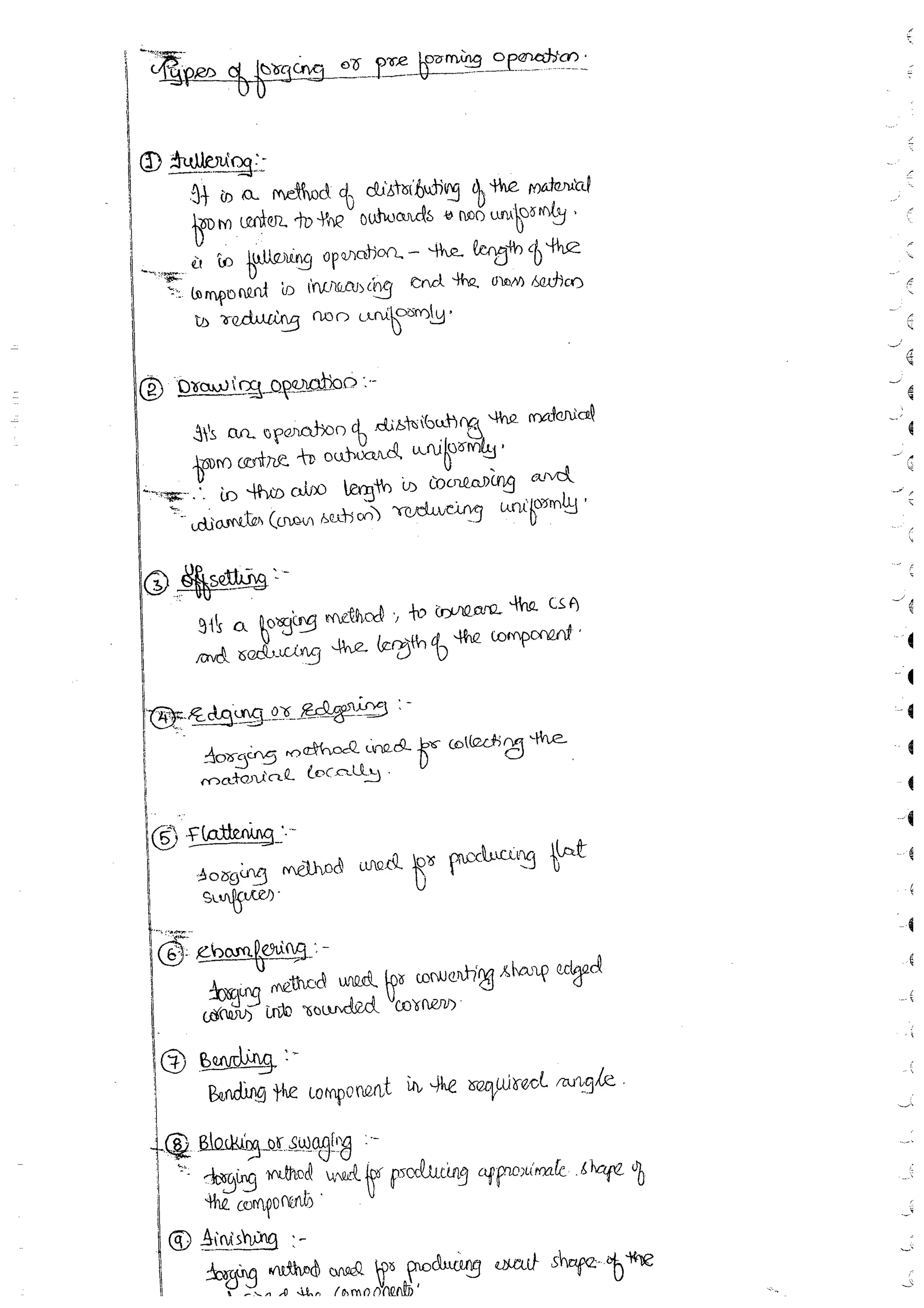 Production Process 1 Mechanical Engineering Handwritten classes Notes (Study Materials) for IES PSUs GATE
