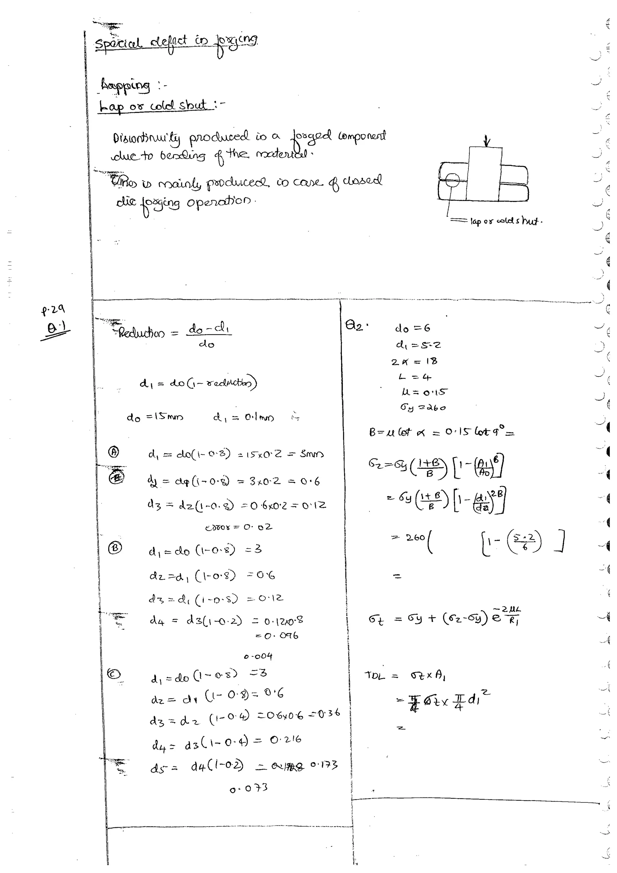 Production Process 1 Mechanical Engineering Handwritten classes Notes (Study Materials) for IES PSUs GATE