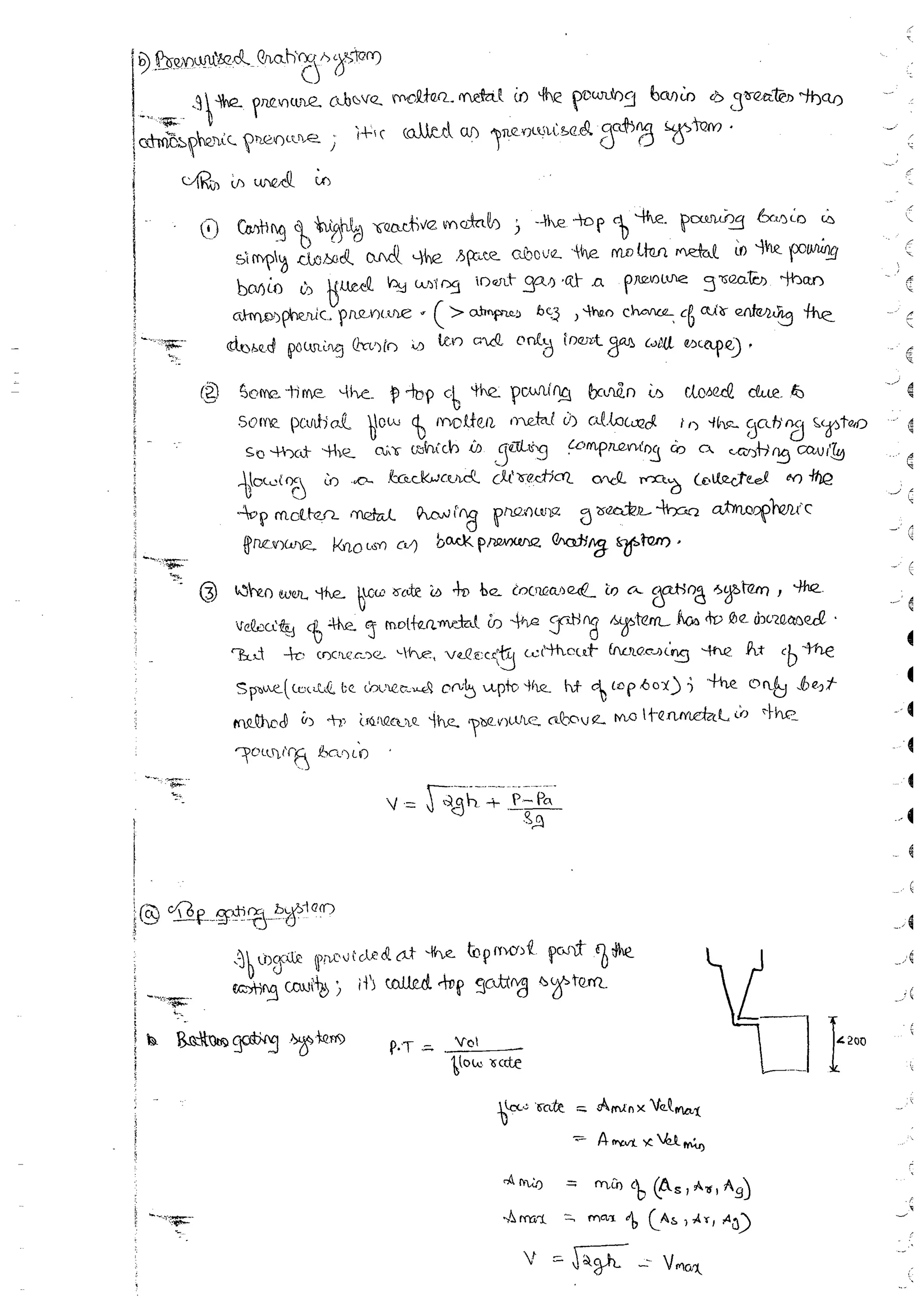 Production Process 1 Mechanical Engineering Handwritten classes Notes (Study Materials) for IES PSUs GATE
