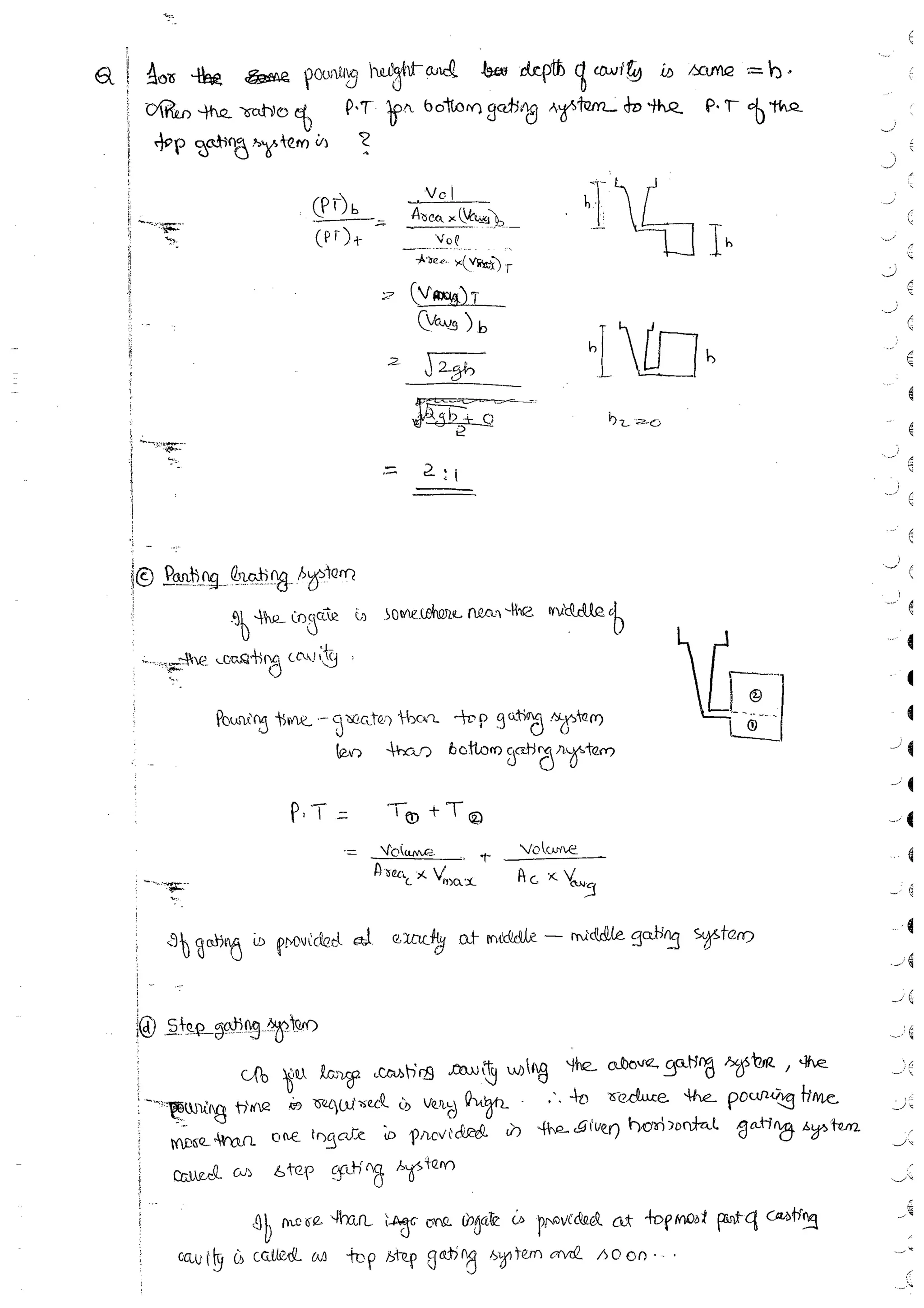 Production Process 1 Mechanical Engineering Handwritten classes Notes (Study Materials) for IES PSUs GATE