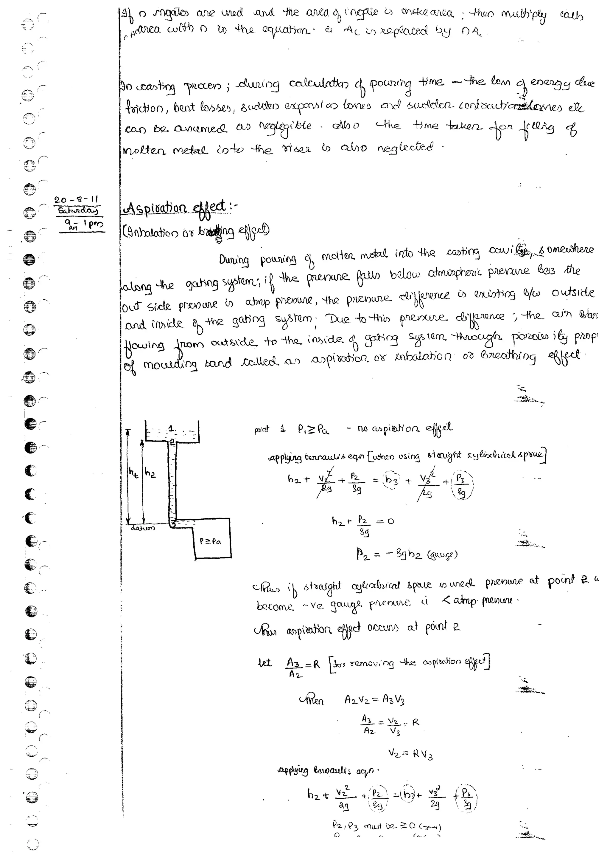 Production Process 1 Mechanical Engineering Handwritten classes Notes (Study Materials) for IES PSUs GATE