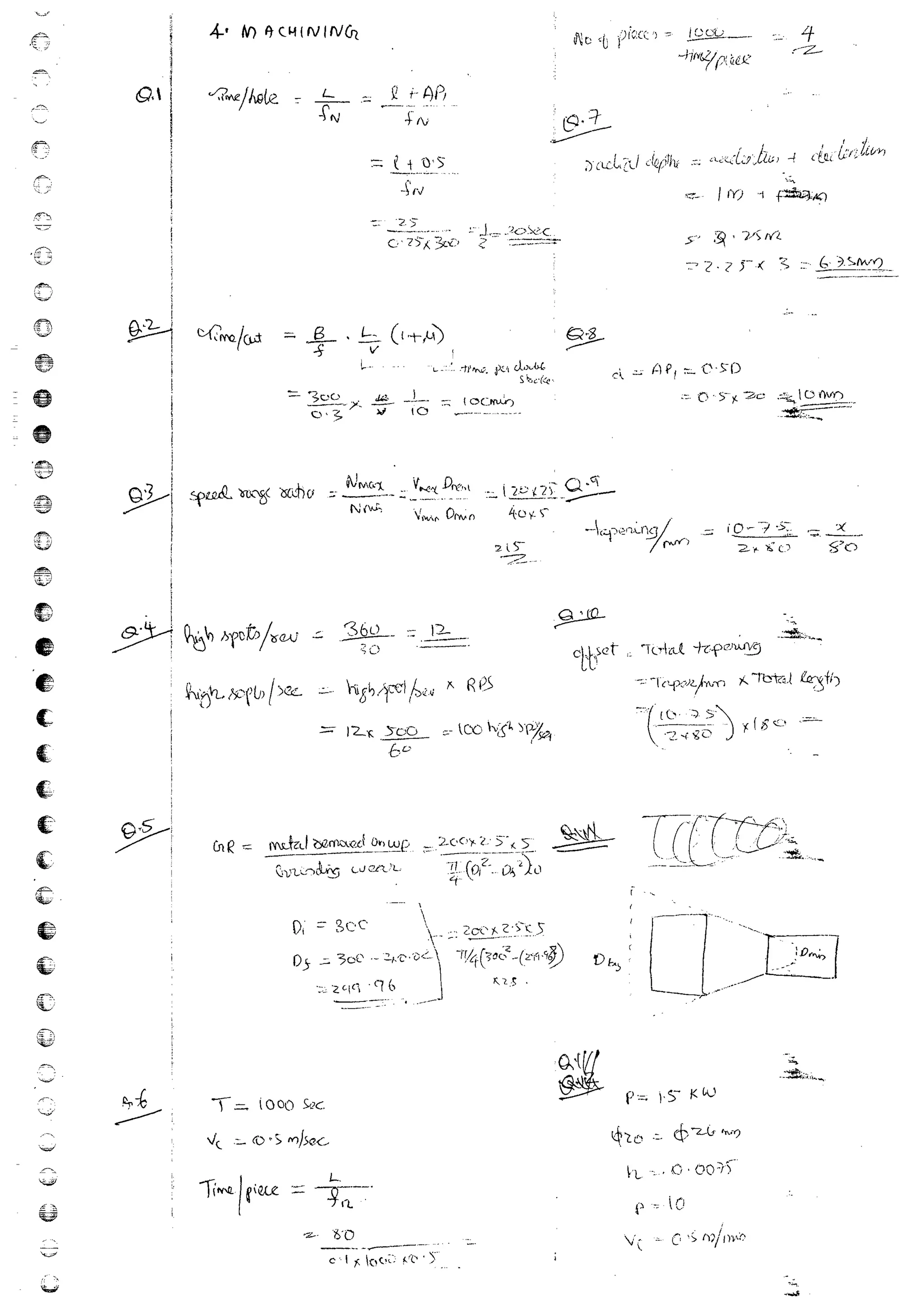 Production Process 1 Mechanical Engineering Handwritten classes Notes (Study Materials) for IES PSUs GATE