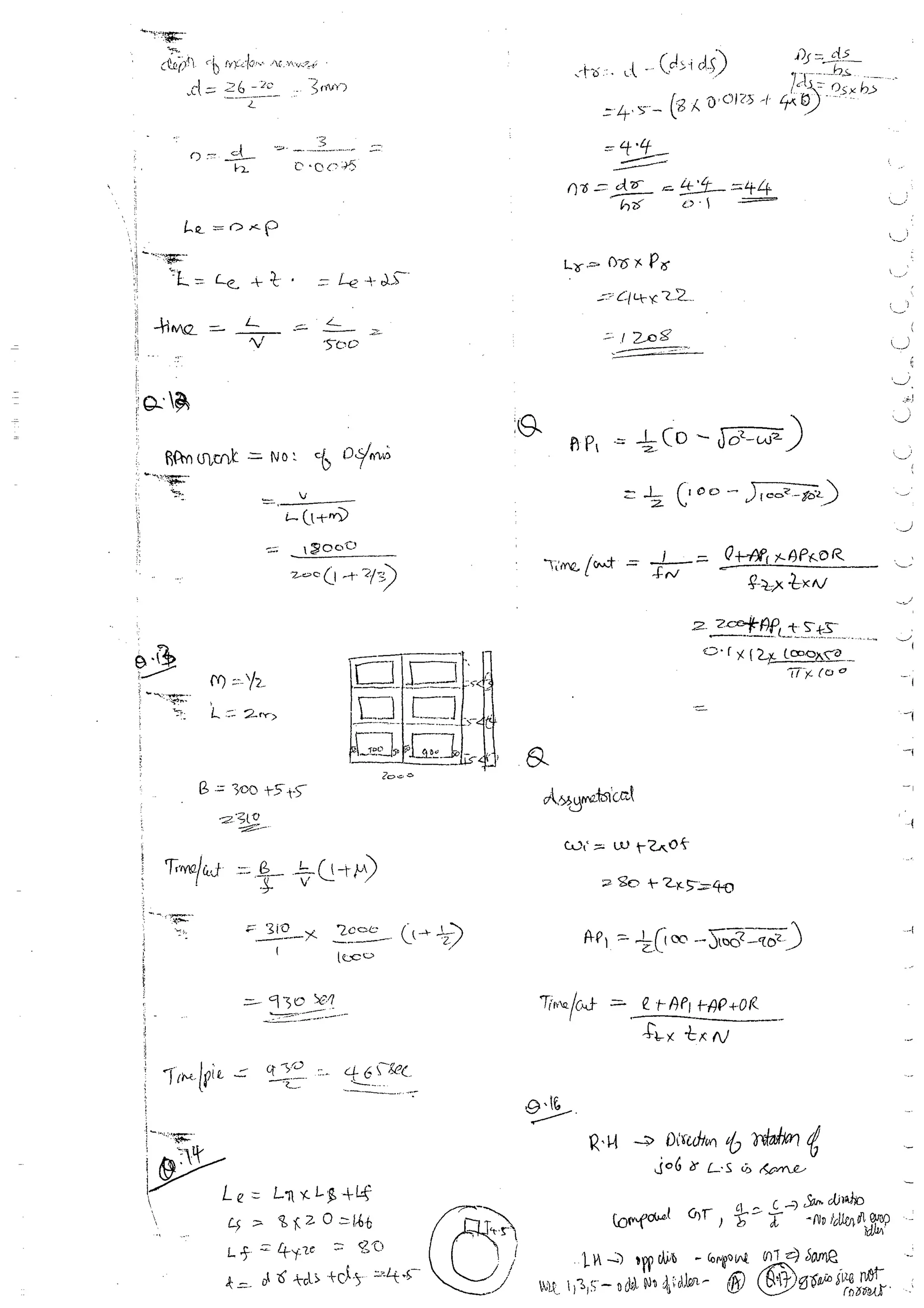 Production Process 1 Mechanical Engineering Handwritten classes Notes (Study Materials) for IES PSUs GATE