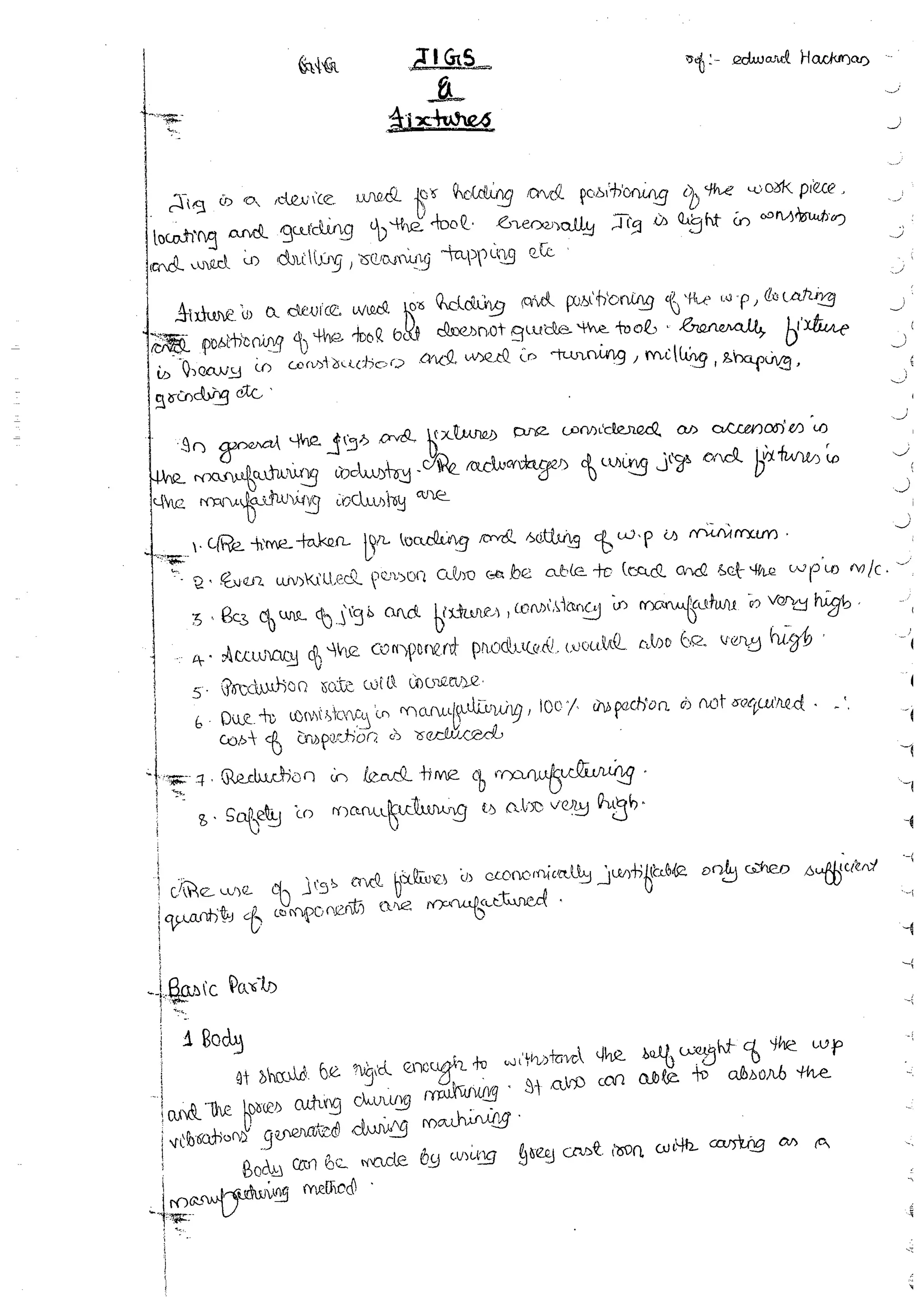 Production Process 1 Mechanical Engineering Handwritten classes Notes (Study Materials) for IES PSUs GATE