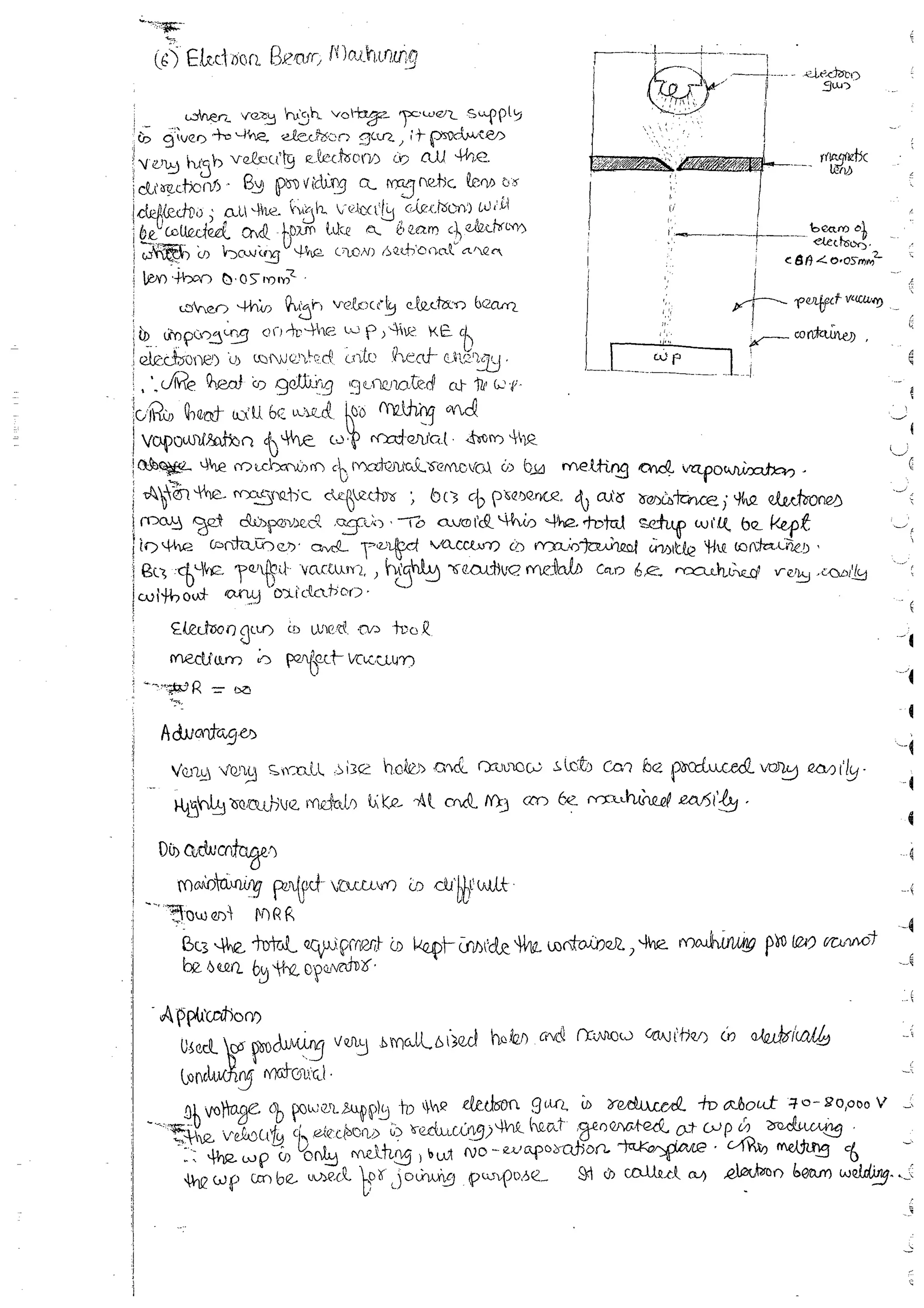 Production Process 1 Mechanical Engineering Handwritten classes Notes (Study Materials) for IES PSUs GATE