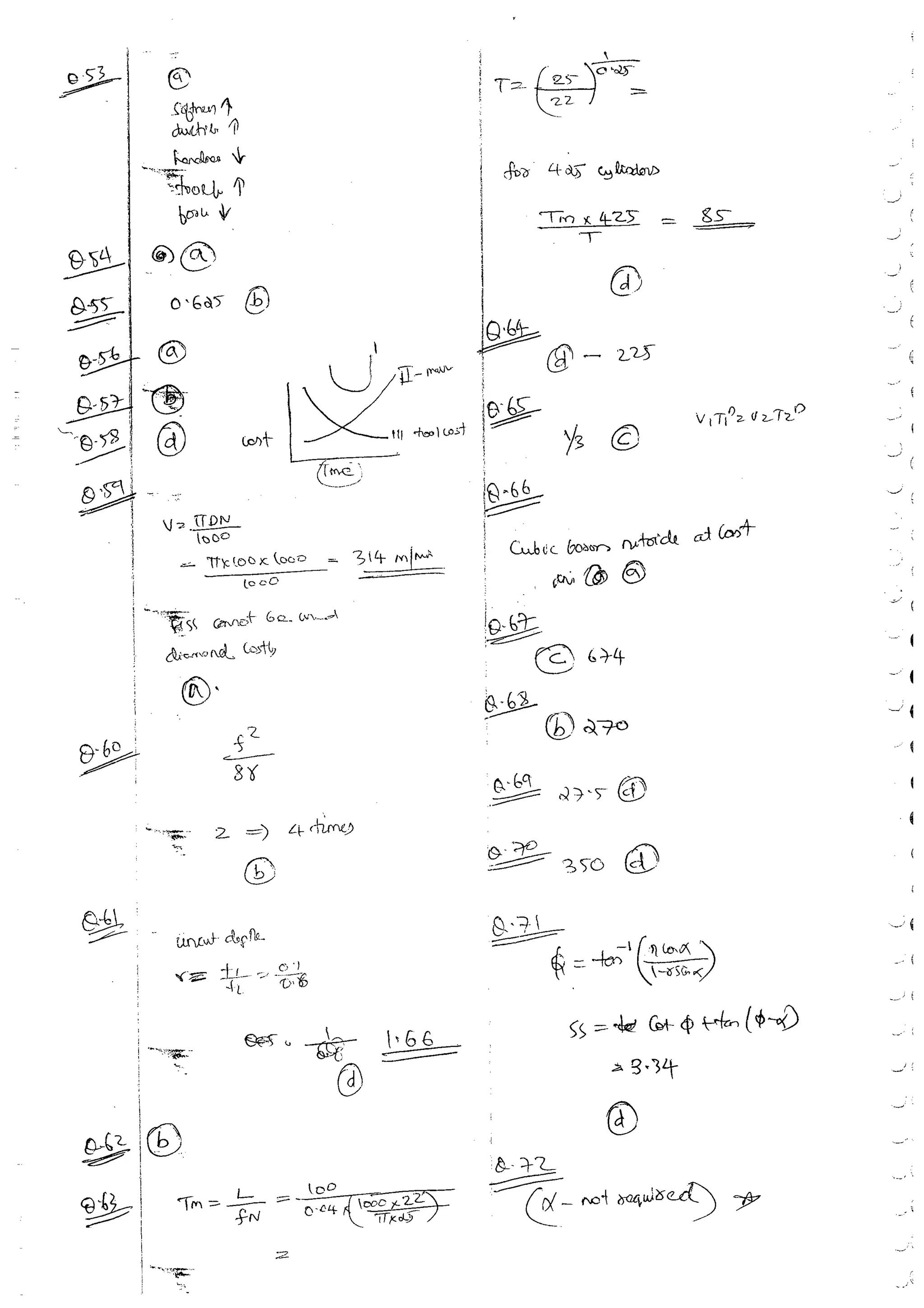 Production Process 1 Mechanical Engineering Handwritten classes Notes (Study Materials) for IES PSUs GATE