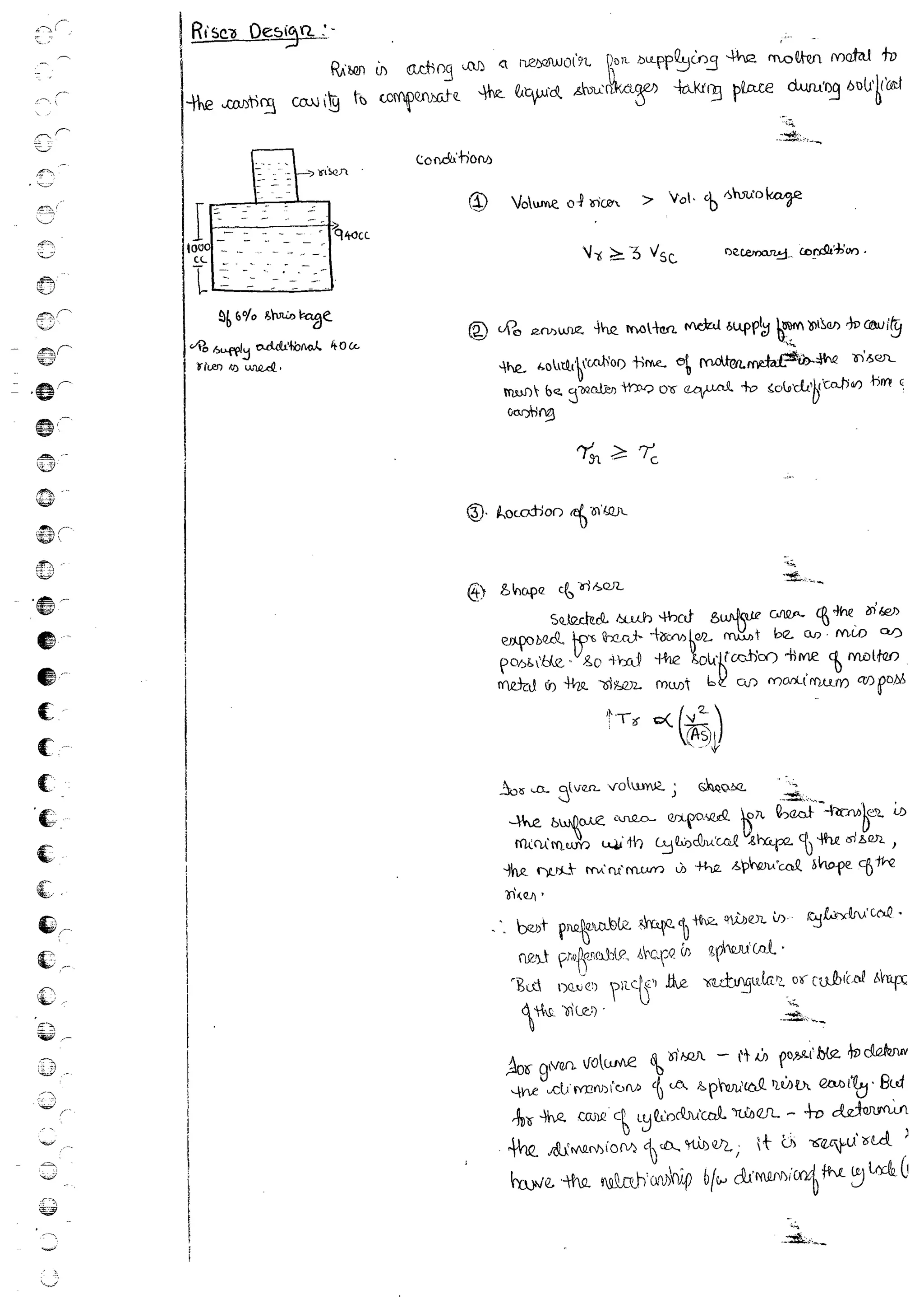 Production Process 1 Mechanical Engineering Handwritten classes Notes (Study Materials) for IES PSUs GATE