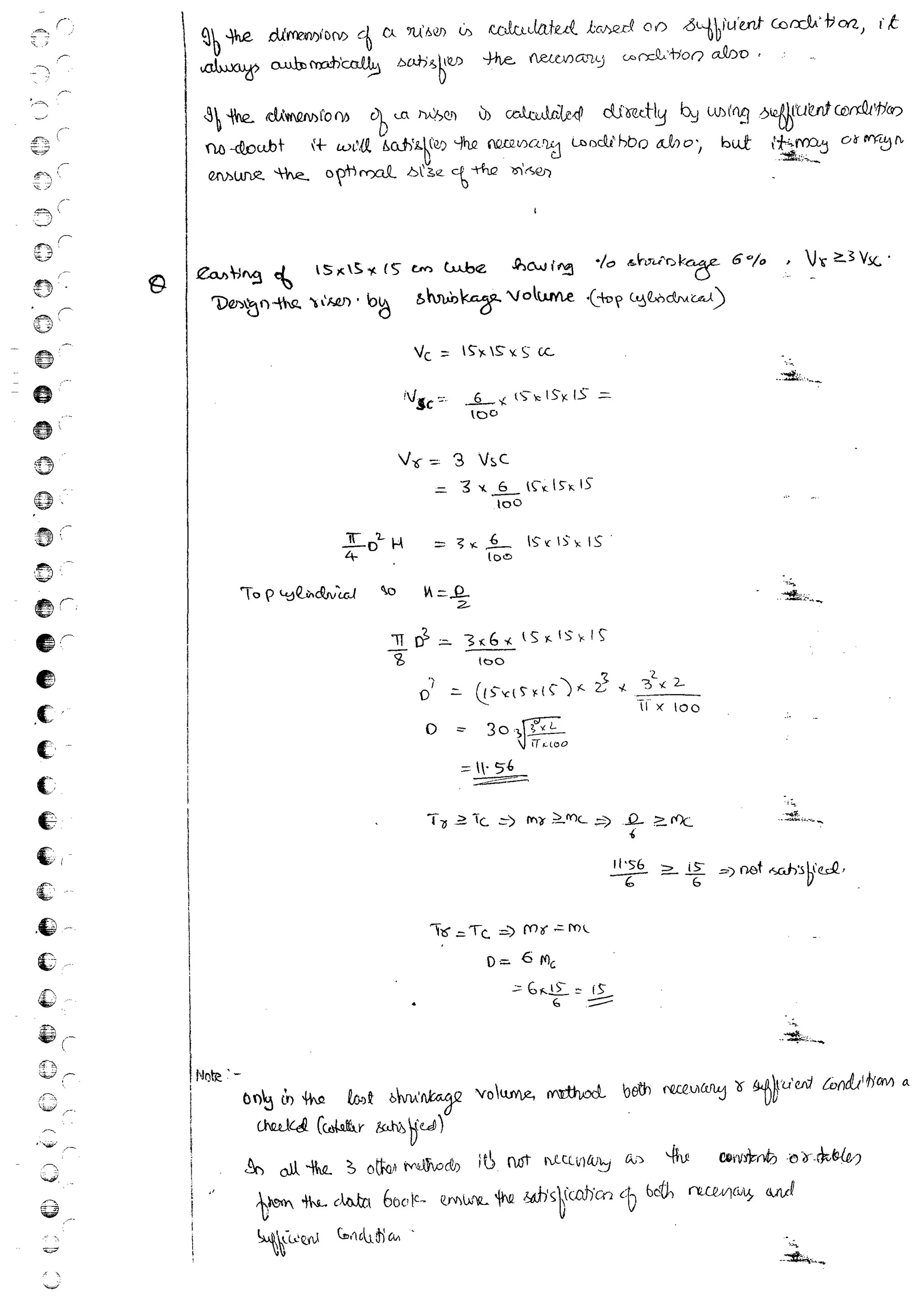 Production Process 1 Mechanical Engineering Handwritten classes Notes (Study Materials) for IES PSUs GATE