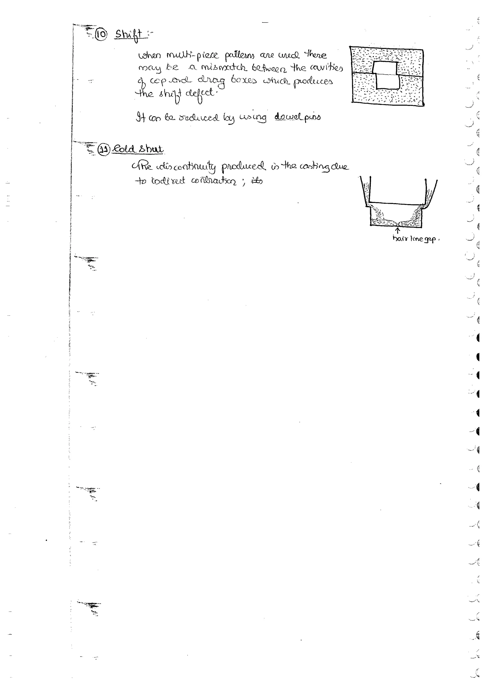 Production Process 1 Mechanical Engineering Handwritten classes Notes (Study Materials) for IES PSUs GATE