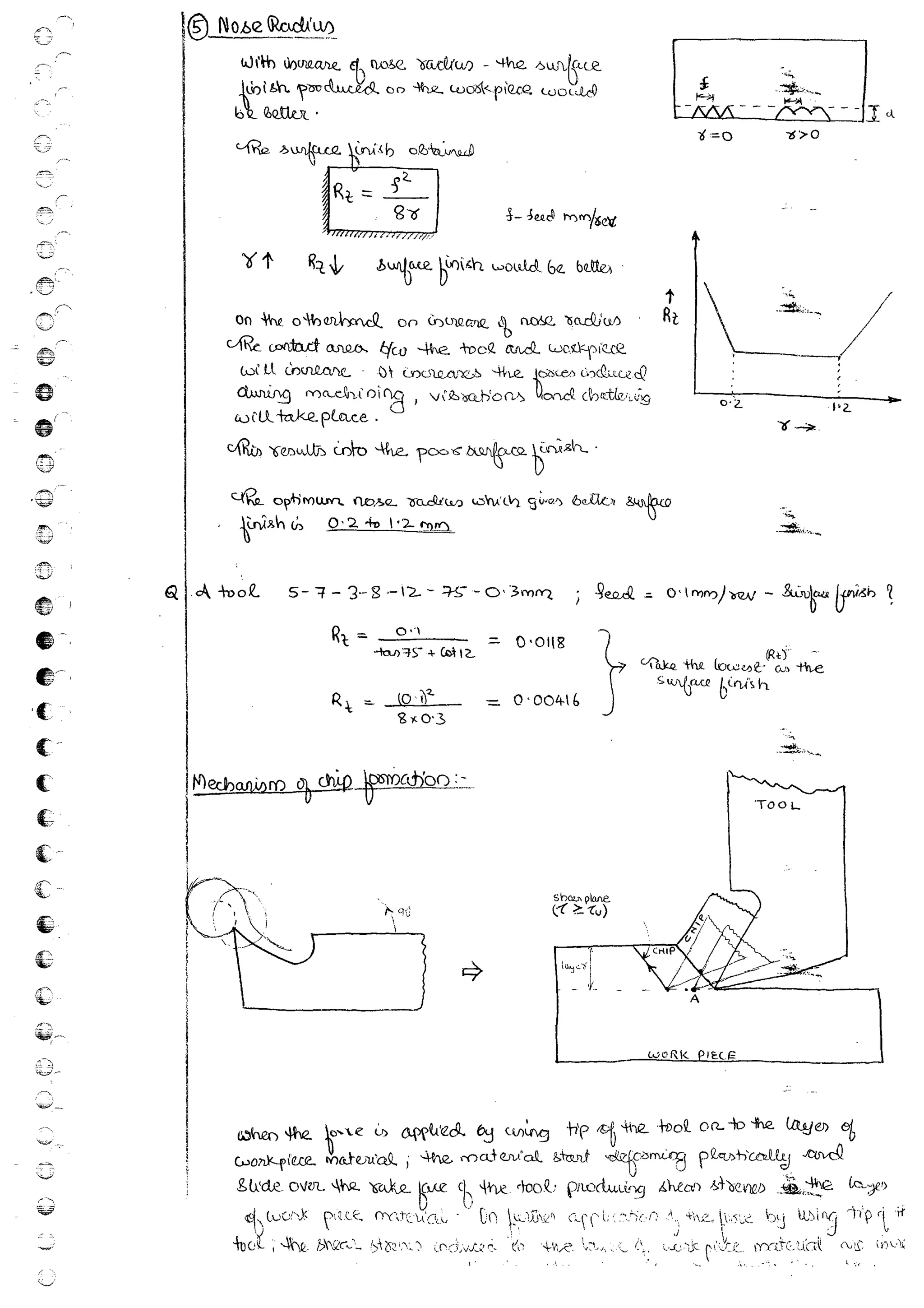 Production Process 1 Mechanical Engineering Handwritten classes Notes (Study Materials) for IES PSUs GATE