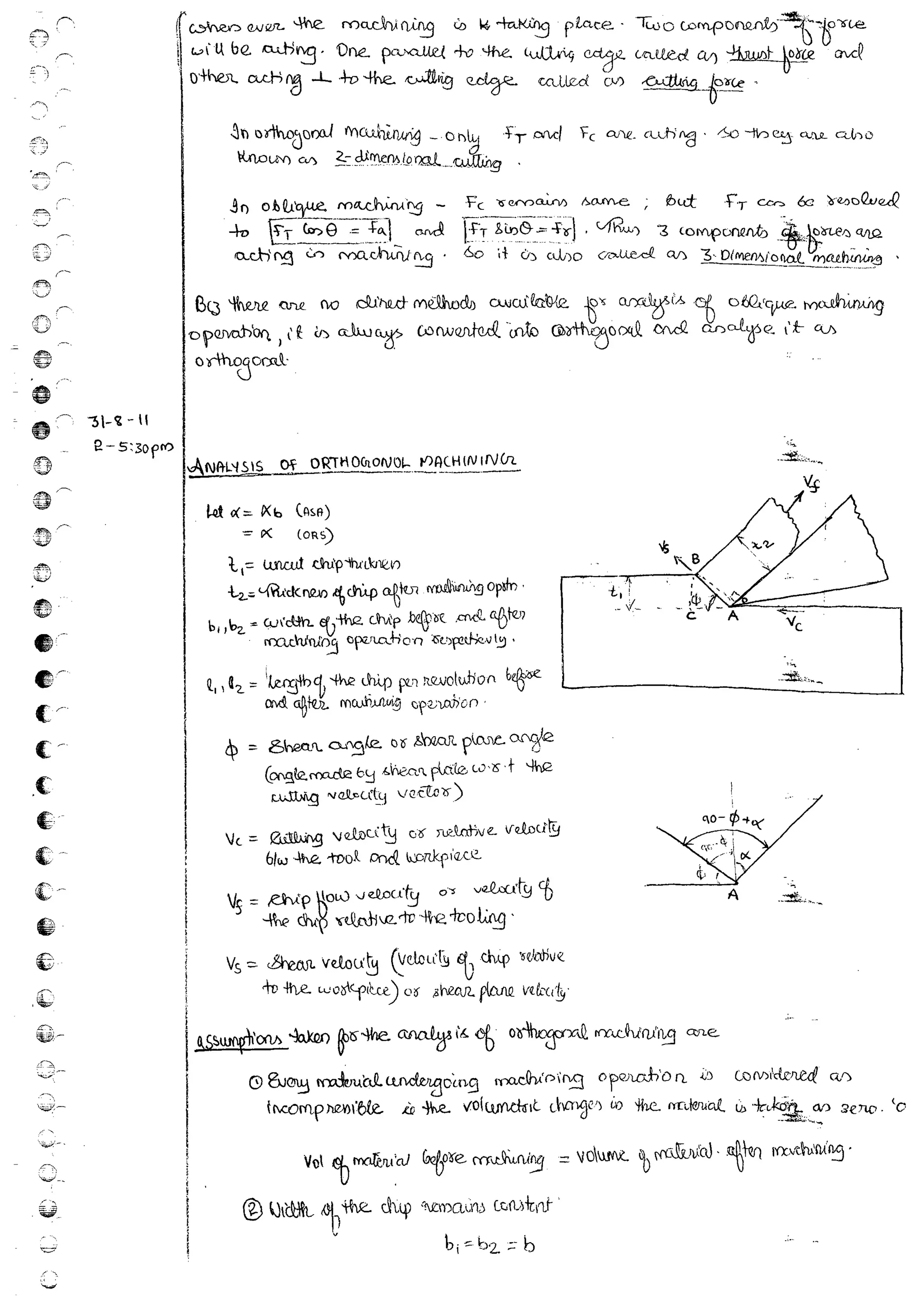 Production Process 1 Mechanical Engineering Handwritten classes Notes (Study Materials) for IES PSUs GATE
