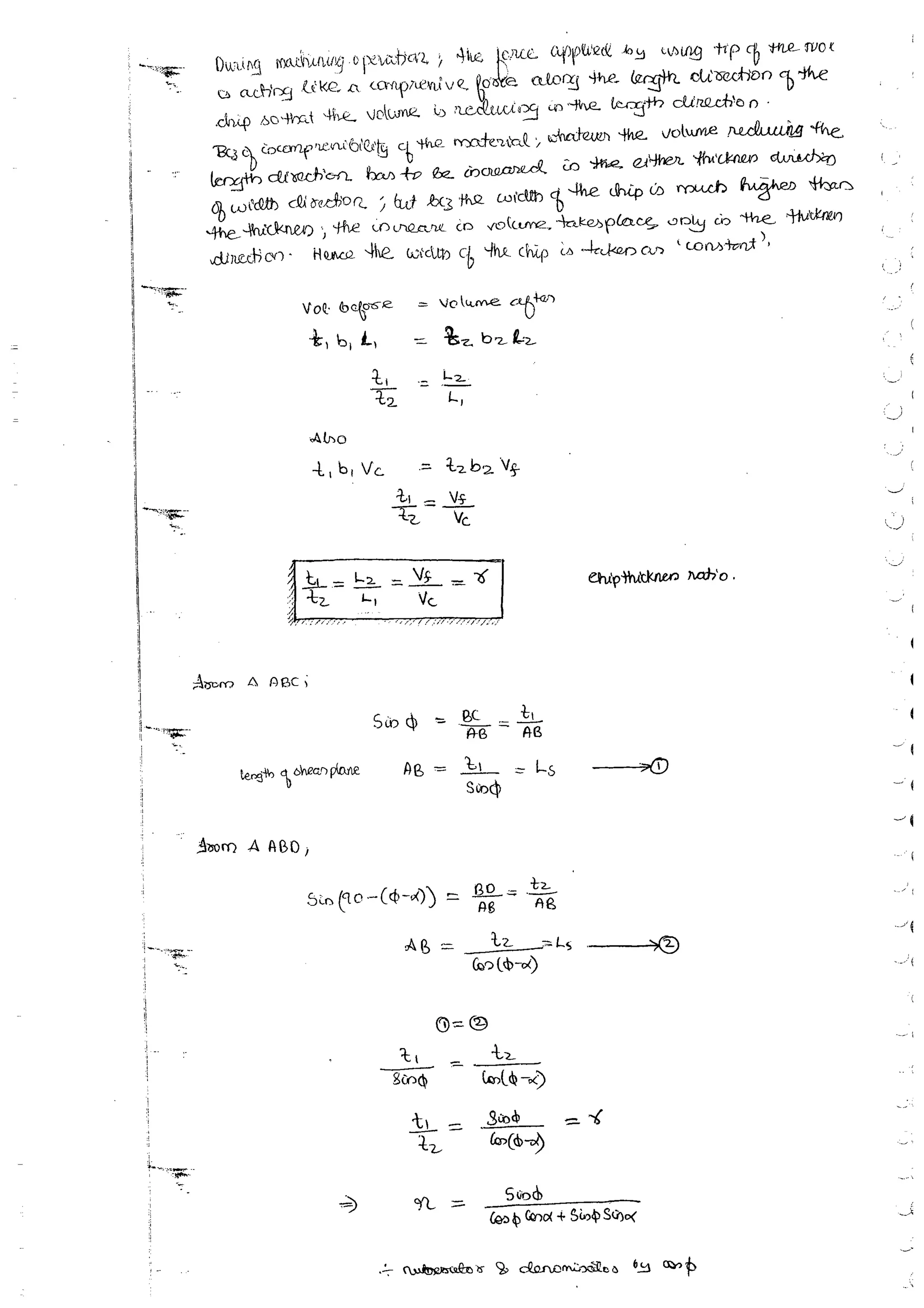 Production Process 1 Mechanical Engineering Handwritten classes Notes (Study Materials) for IES PSUs GATE