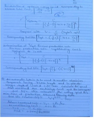 Production Process 2 Mechanical Engineering Handwritten classes Notes ...