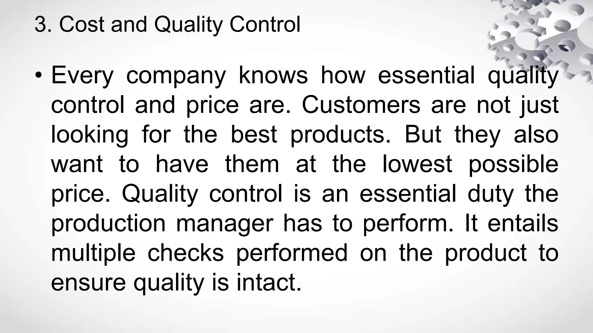 Production process group 7 | PPTX | Manufacturing Industry | Industries