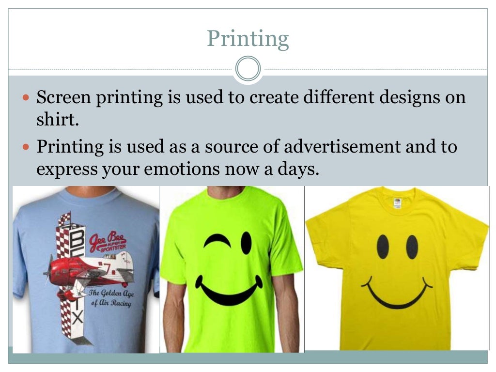 Production Process of TShirt