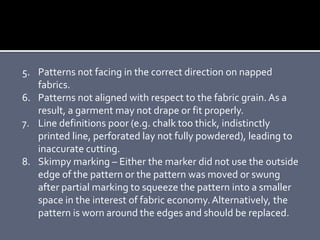 Incorrect Stitching Patterns By Operators Production & quality control 2 - in fashion industry by Rajesh Sharma ...