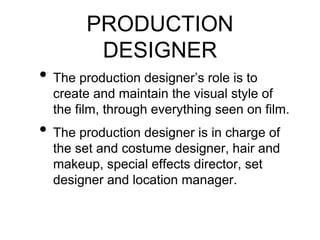 Production Roles.ppt