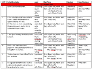 Production Schedule | PPTX