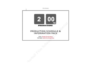 Production schedule patricia