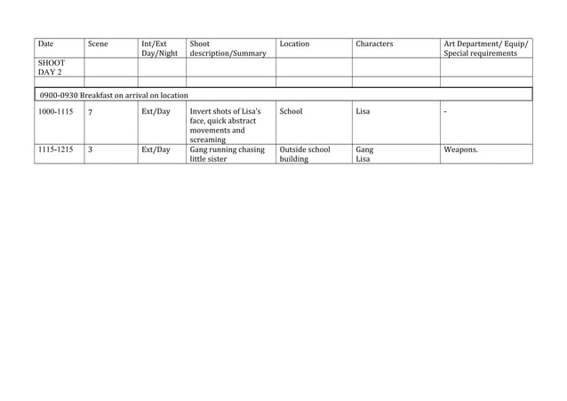 production-schedule-ppt