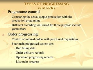 Production Programme Production scheduling | PPT
