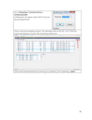 Production Scheduling Using Microsoft Dynamics AX | PDF