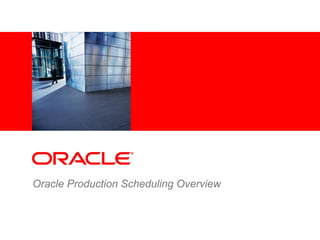 Production Scheduling with screen shots and demo flow.ppt